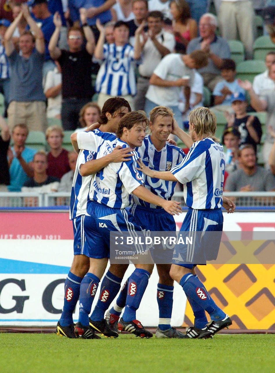 Niclas Alexandersson, Göteborg gratuleras till målet