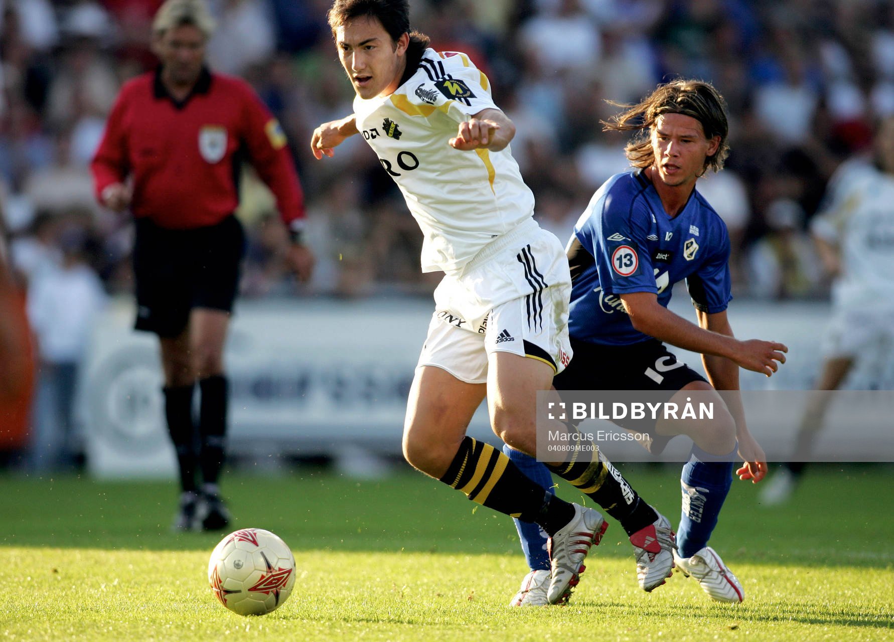 Stefan Ishizaki, AIK och Dusan Djuric, Halmstad