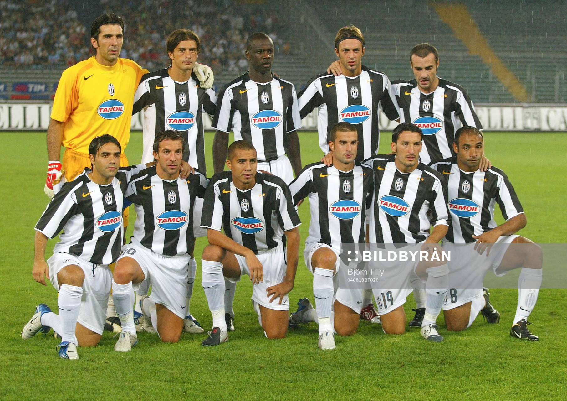 Juventus startelva, lagbild