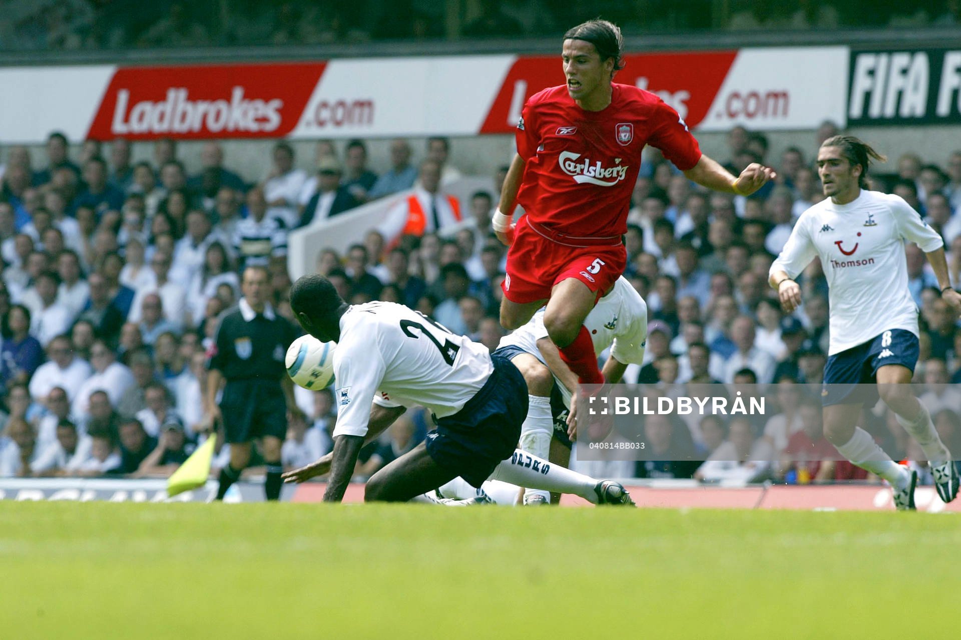 Milan Baros, Liverpool och Ledley King, Tottenham