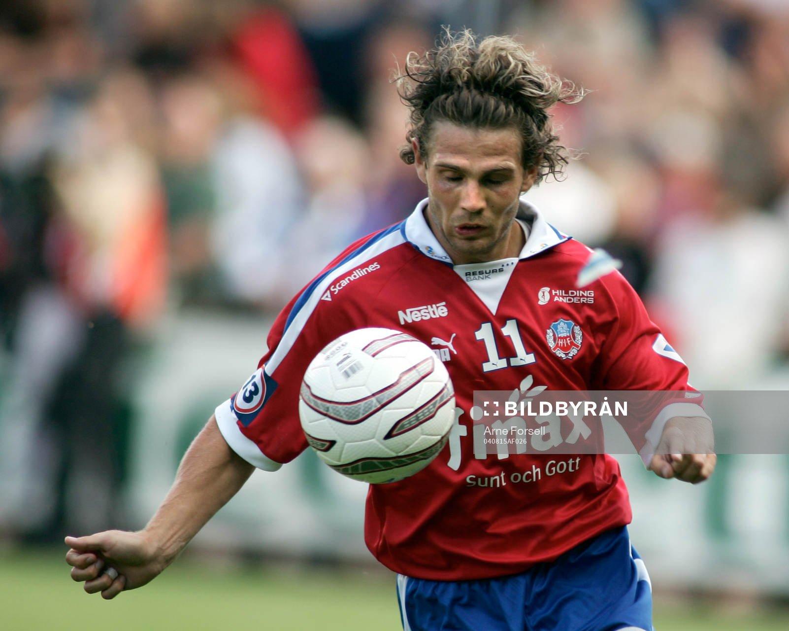 Fotboll. Allsvenskan. Helsingborg - Hammarby. Peter