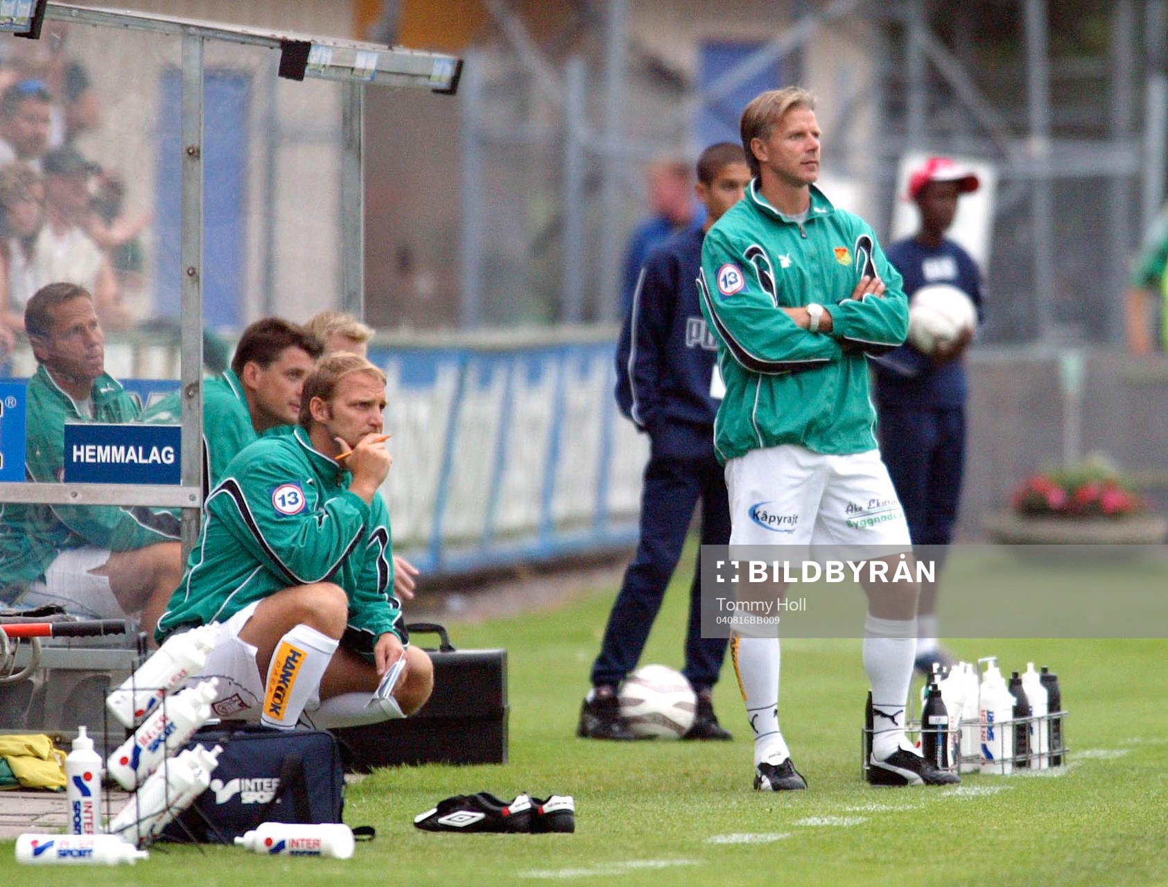0-3 FÖRLUST. GAISBÄNKEN MED HANS GREN OCH ROLAND NILSSON