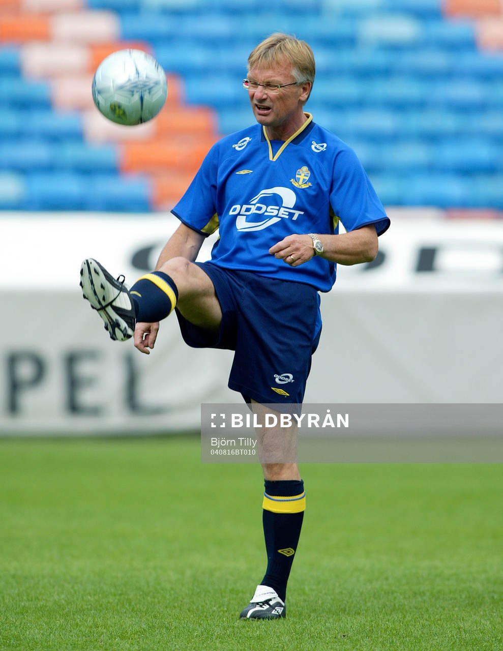 Roland Andersson, tränare, Sverige gör sitt första pass