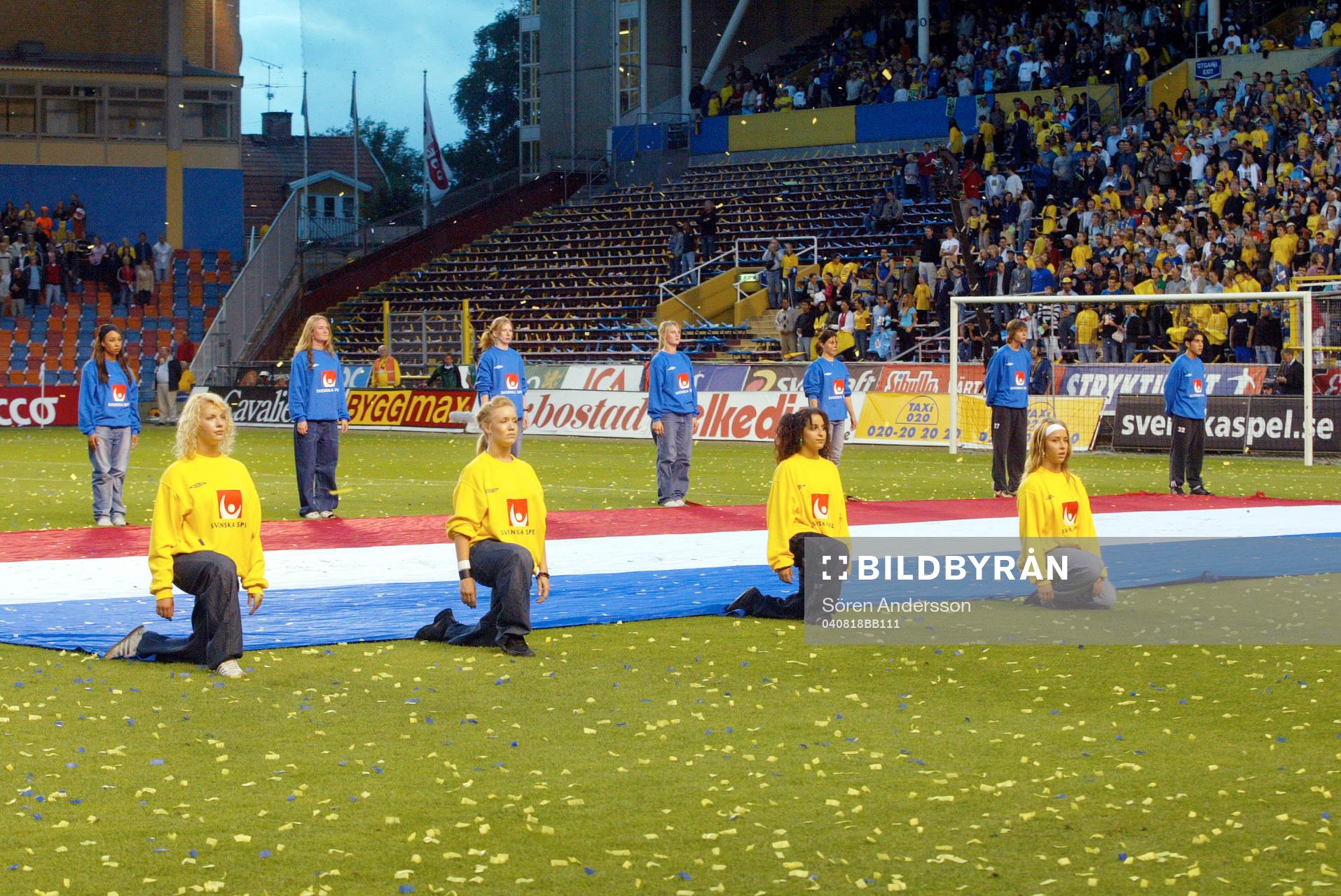 Flagga, svenska spel