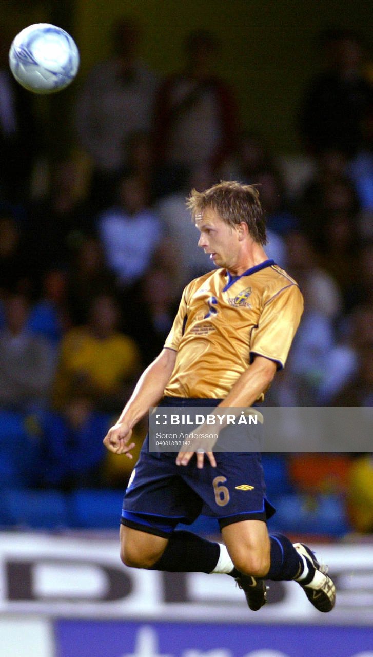 Fotboll, Landskamp, Tobias Linderoth, Sverige