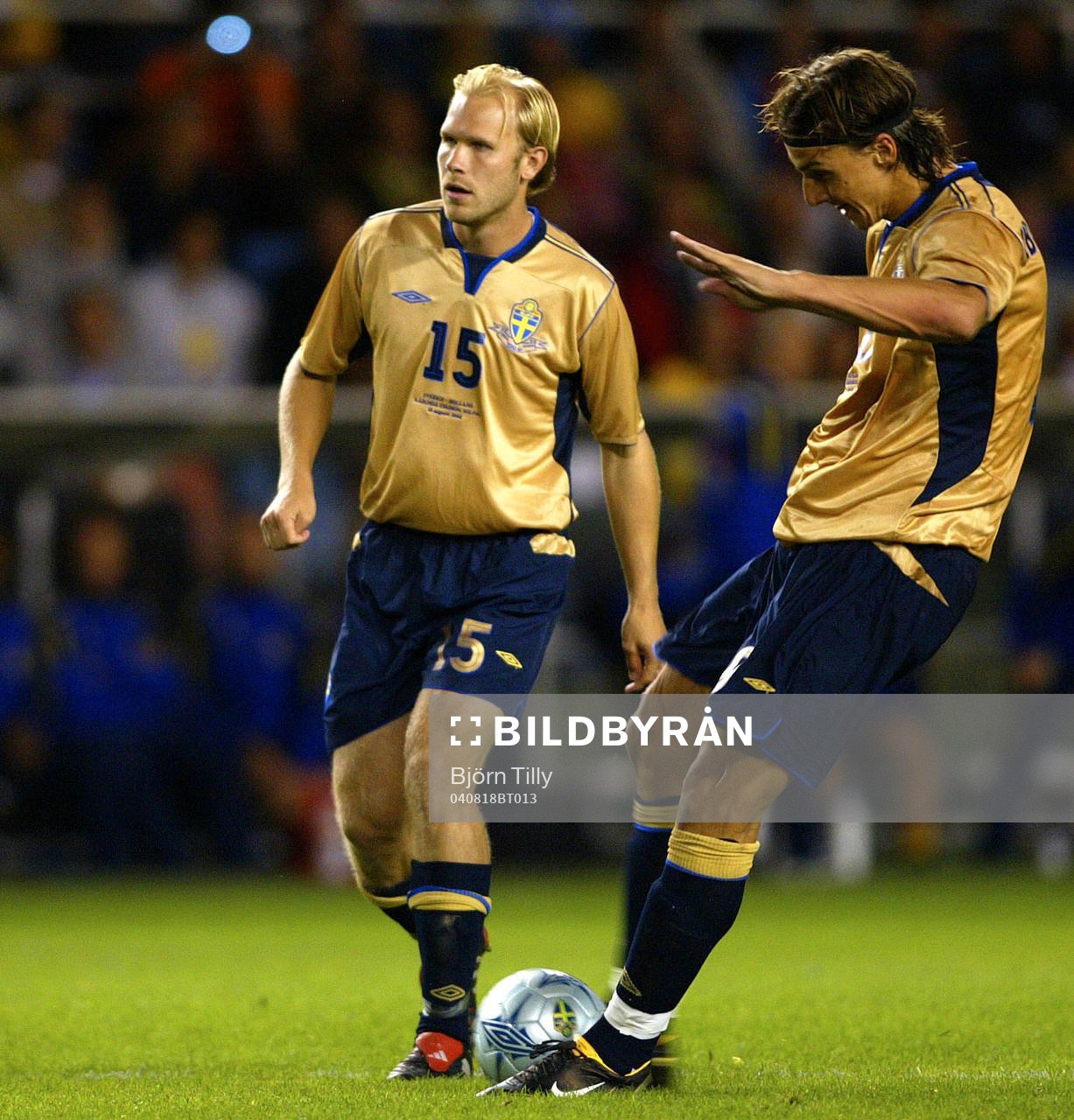 Mikael Dorsin och Zlatan Ibrahimovic, Sverige