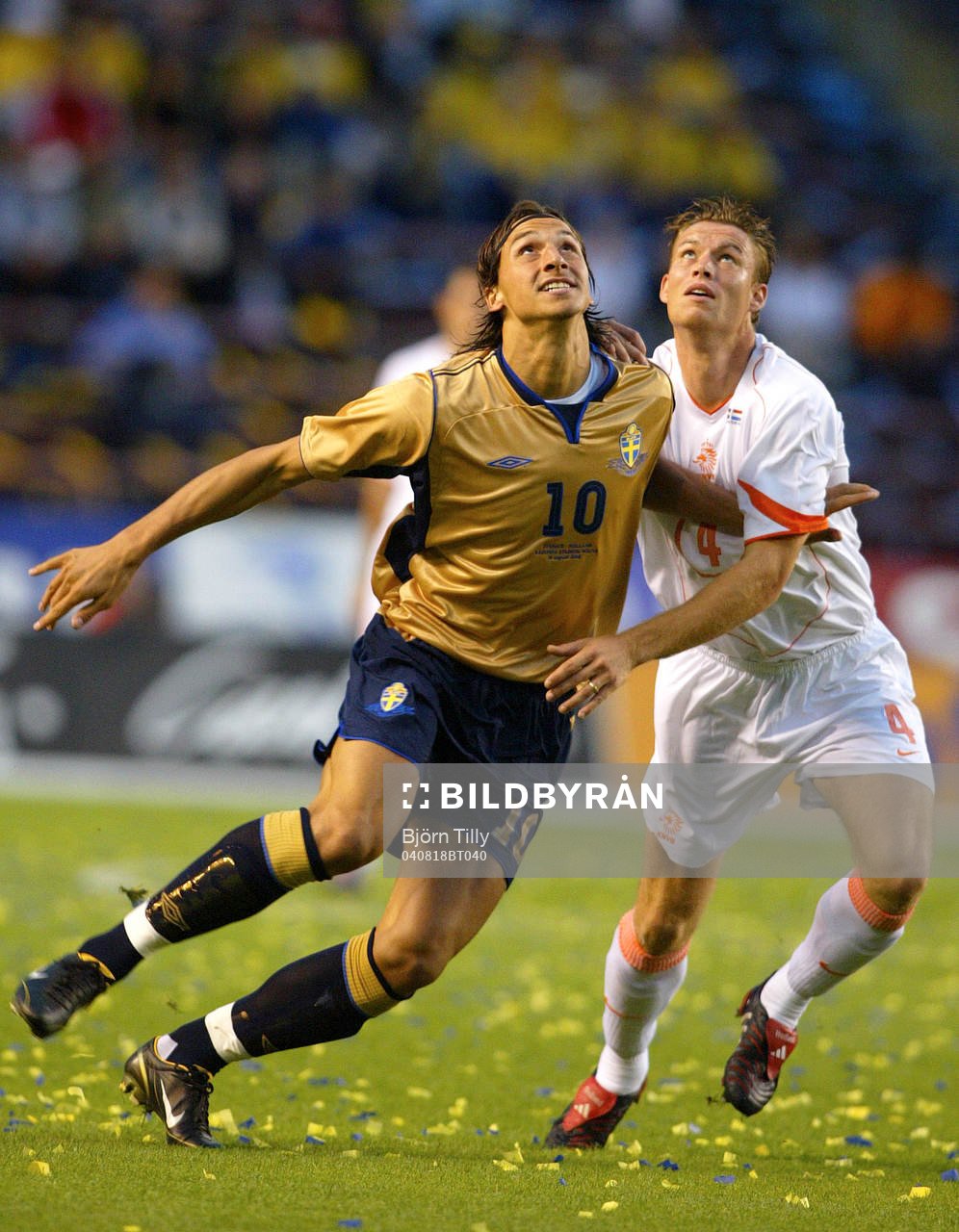 Zlatan Ibrahimovic, Sverige och Kevin Hofland, Holland