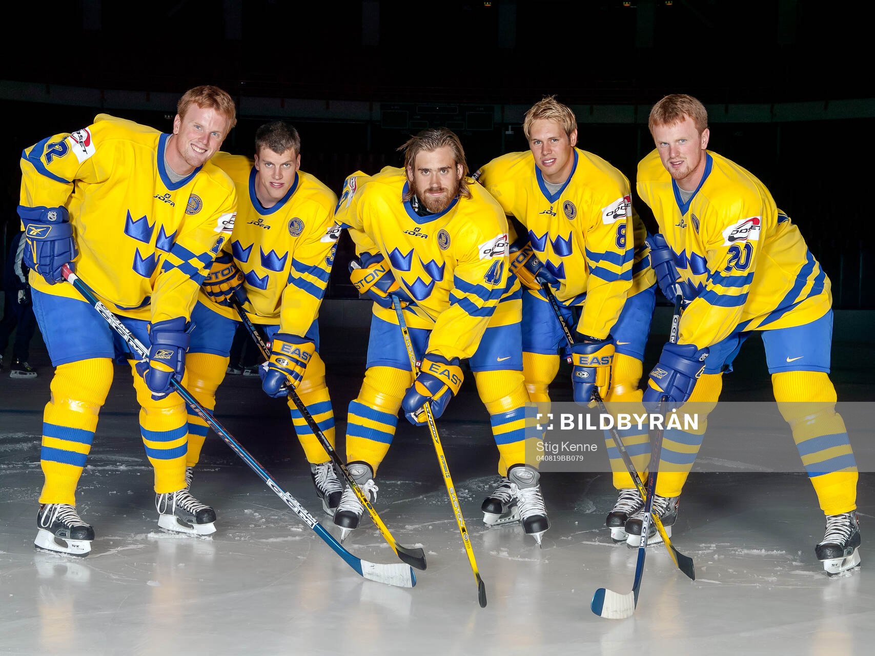 Daniel Sedin, Kim Johnsson, Henrik Zetterberg, Christian
