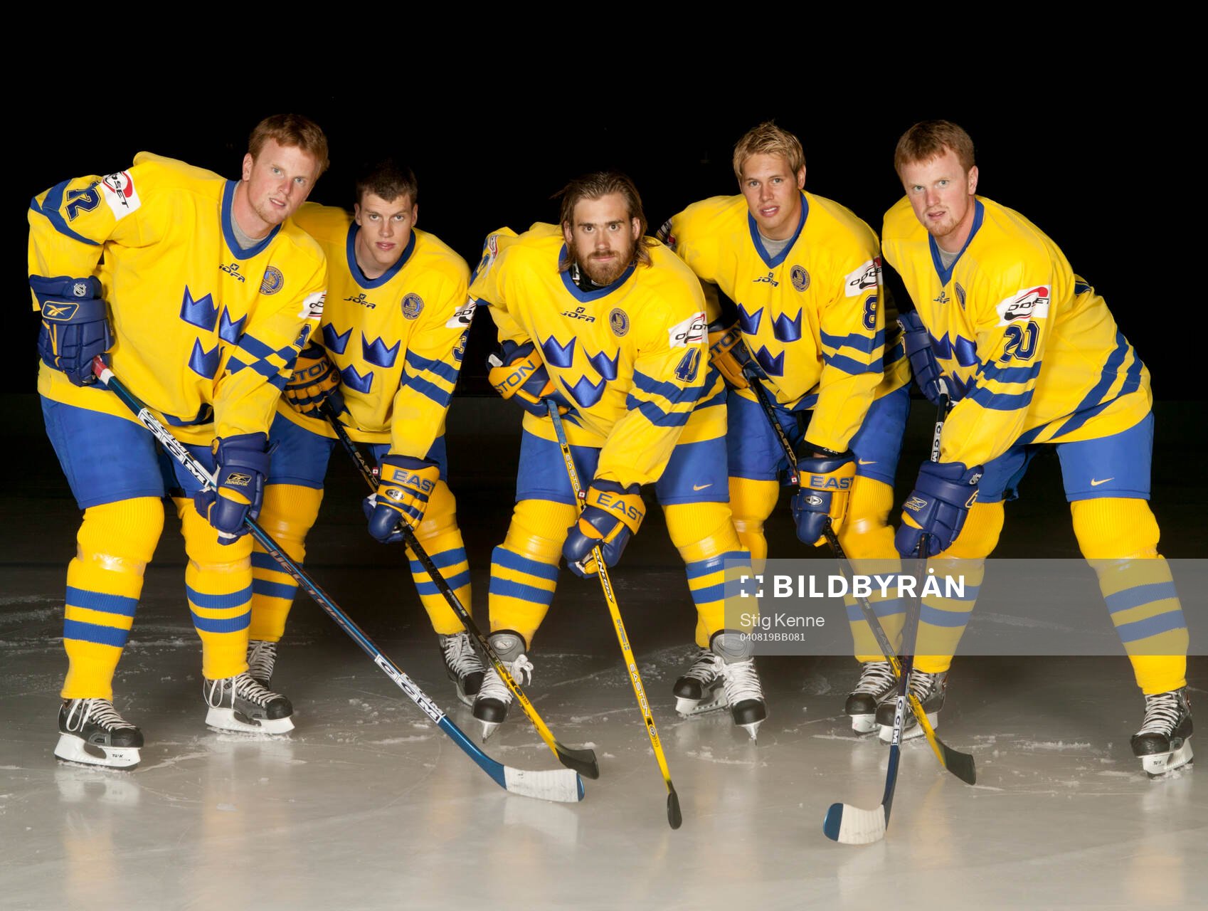 Daniel Sedin, Kim Johnsson, Henrik Zetterberg, Christian