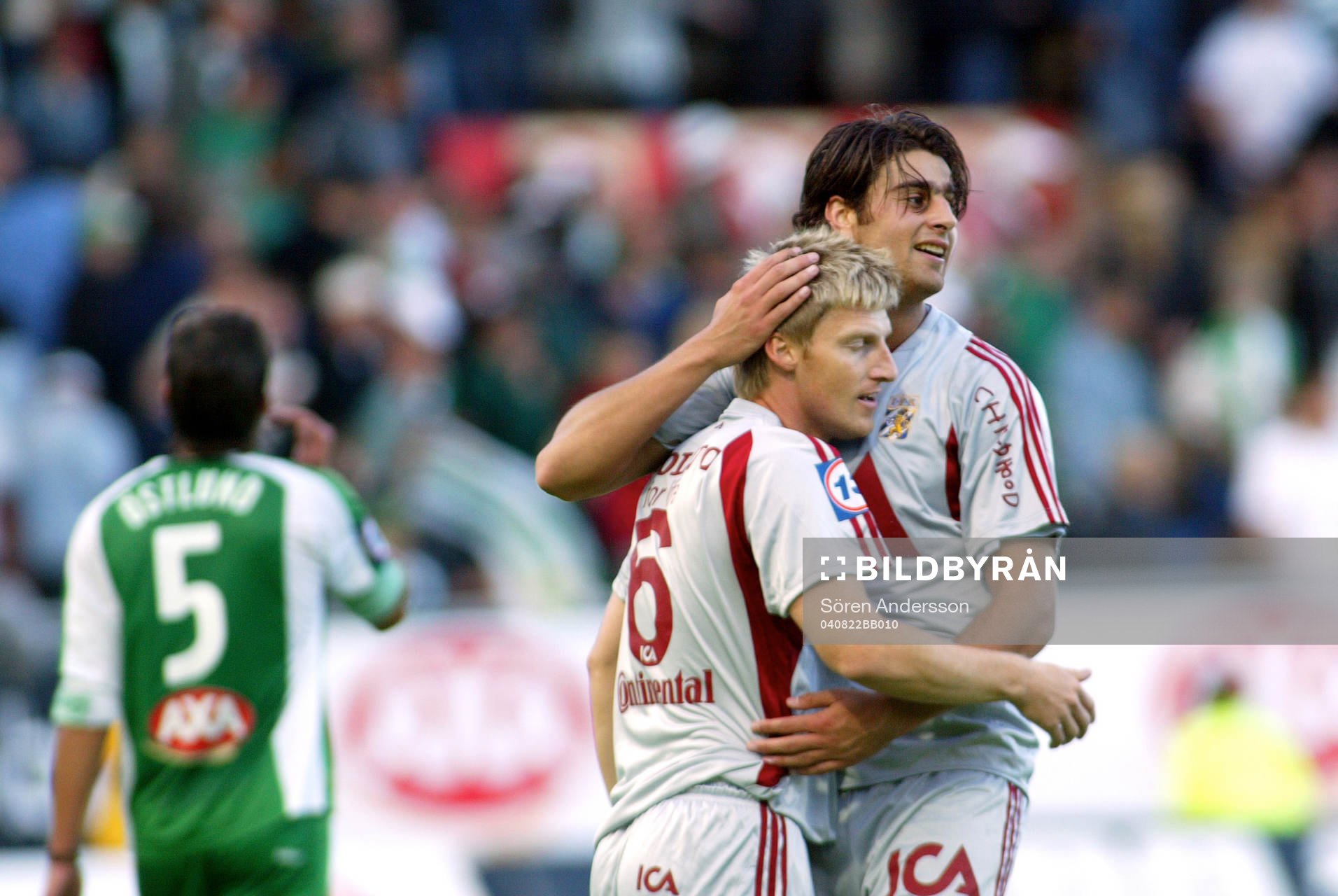 George Mourad och Tomas Rosenkvist, Göteborg, jubel