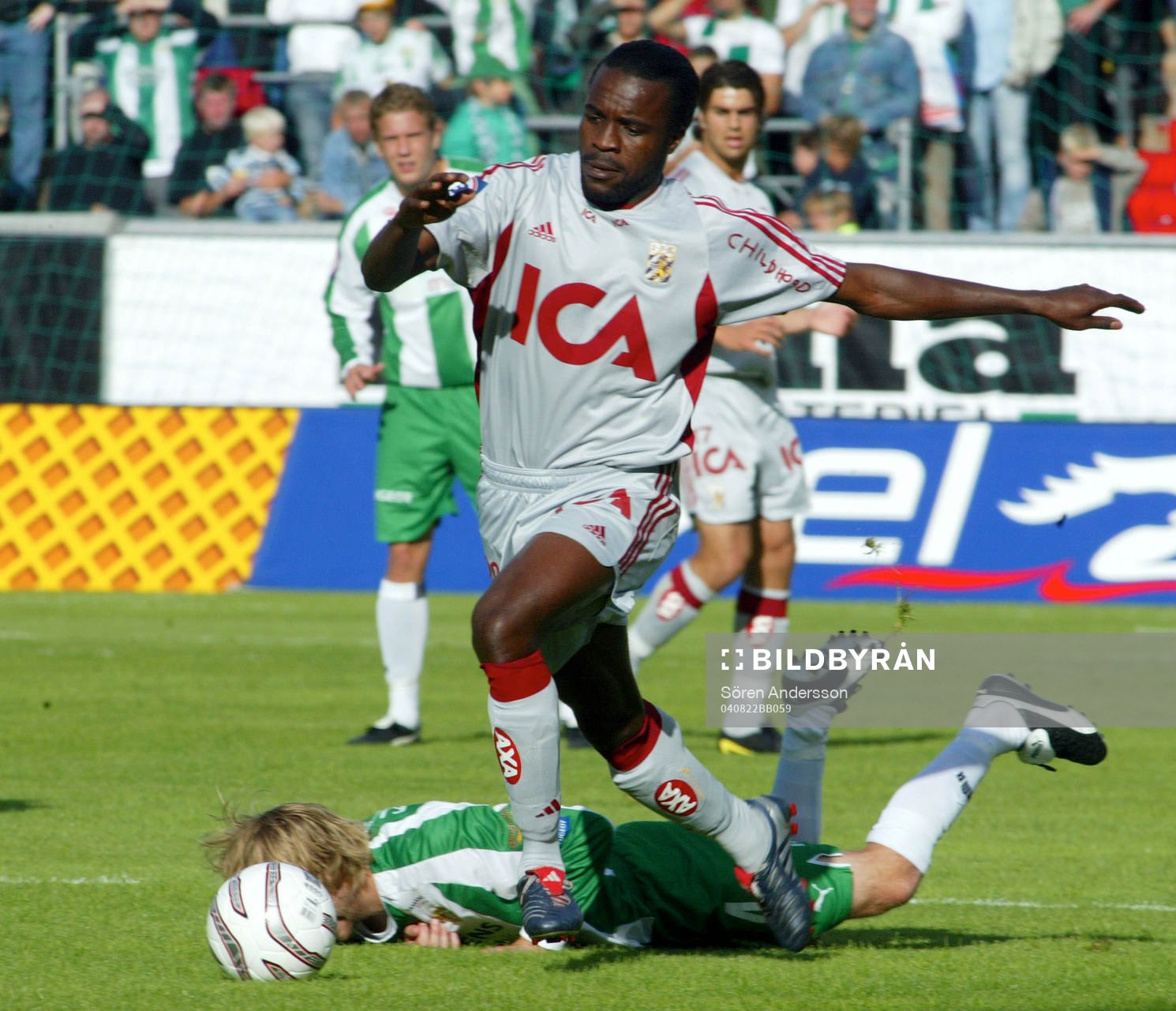 Peter Ijeh, Göteborg och Karl-Oskar Fjörtoft, Hammarby