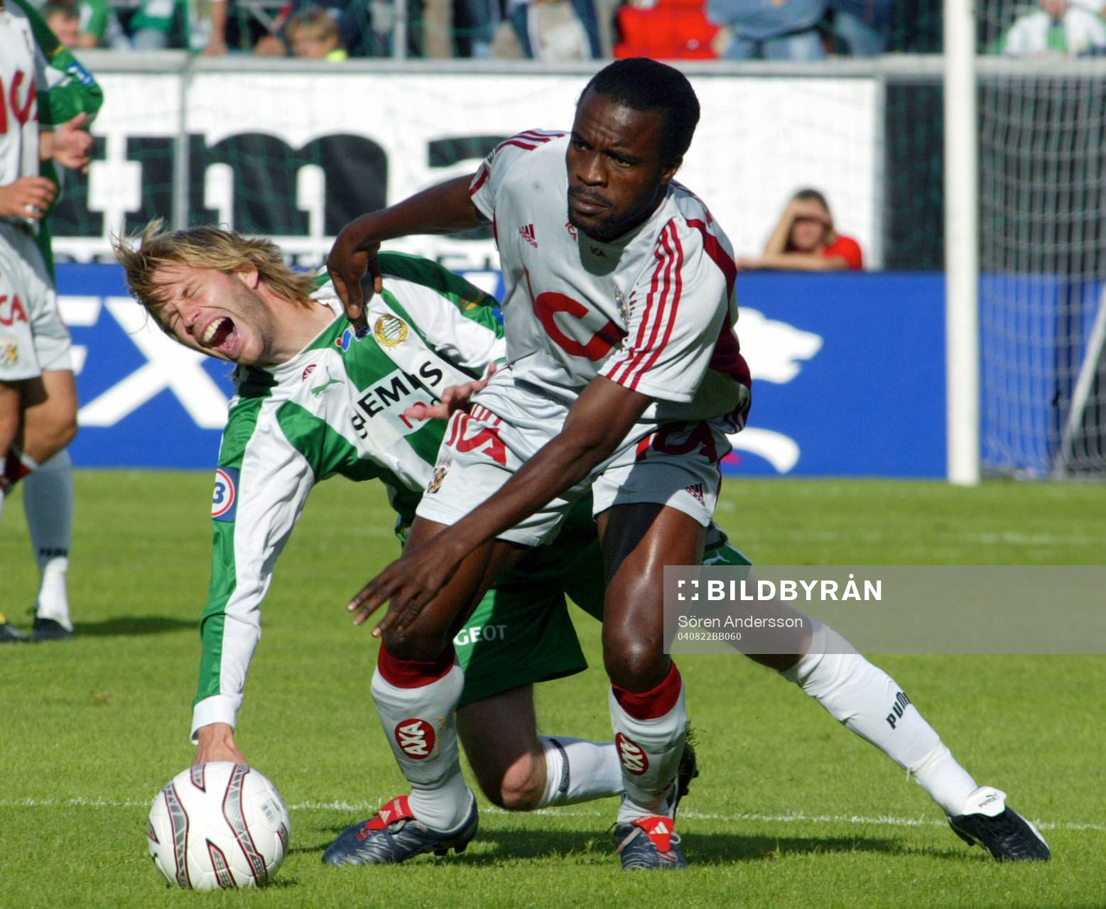 Peter Ijeh, Göteborg och Karl-Oskar Fjörtoft, Hammarby