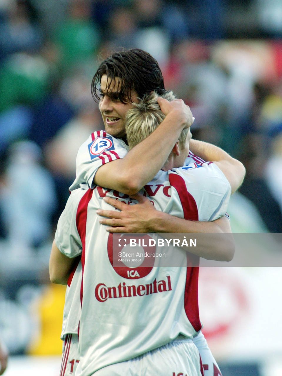 George Mourad och Tomas Rosenkvist, Göteborg, jubel