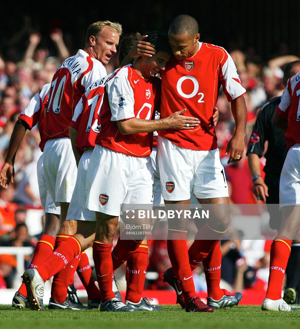 Jose Antonio Reyes och Thierry Henry, Arsenal matchvinnare.