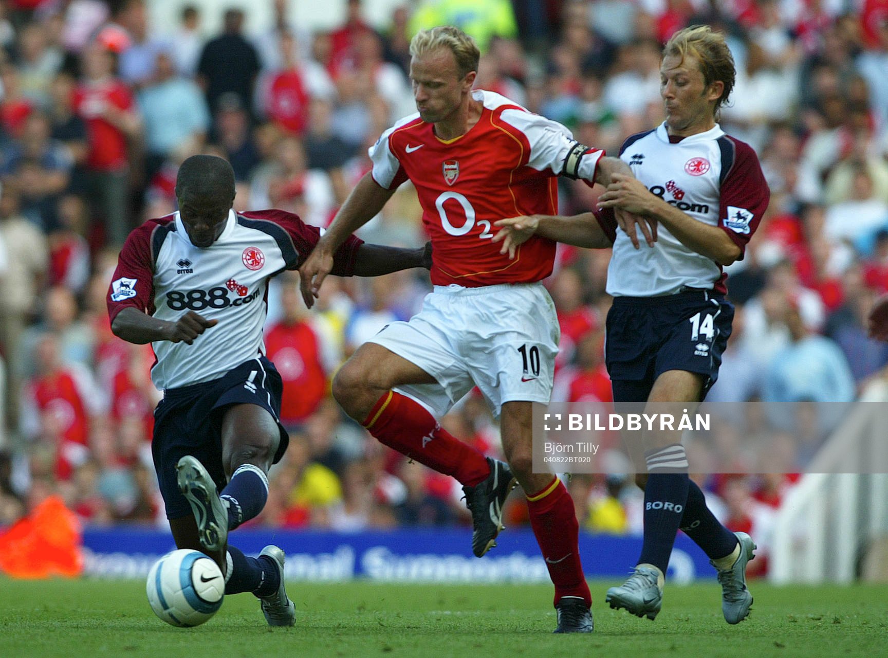 Boateng, Parlour, Middlesbrough och Dennis Bergkamp, Arsenal