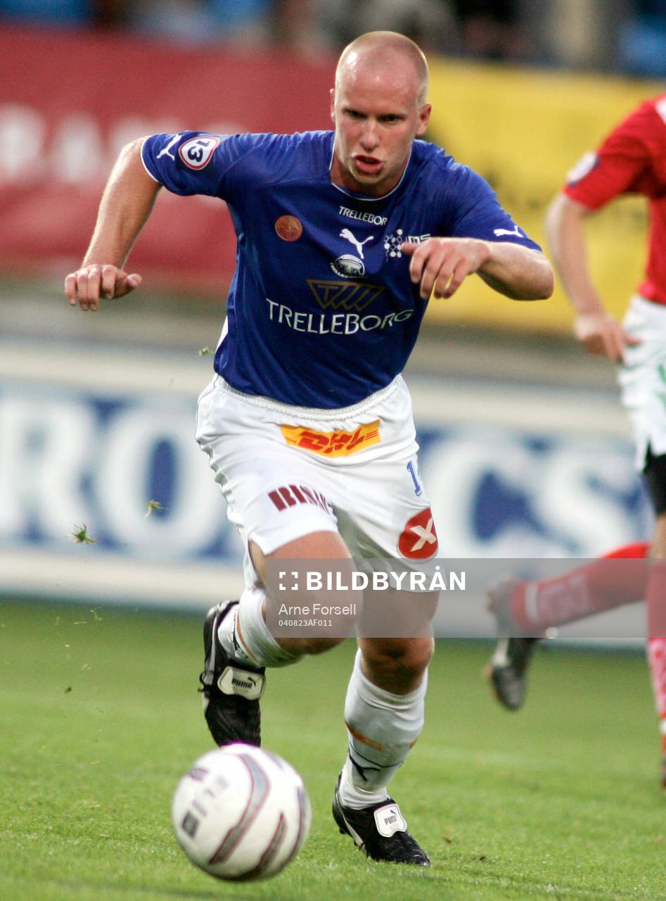 Fotboll. Allsvenskan. Trelleborg Johan Laursen