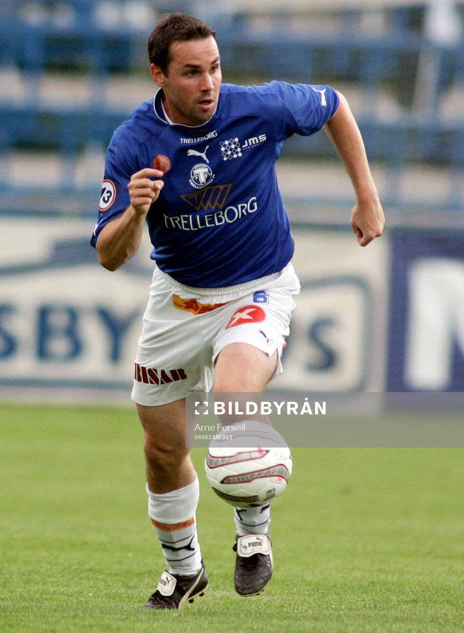 Fotboll. Allsvenskan. Trelleborg. Mattias Kronvall