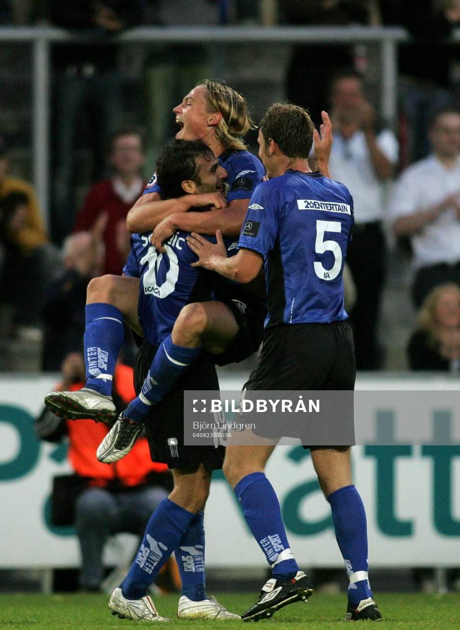 Sharbel Touma, Markus Rosenberg och Joel Borgstrand,