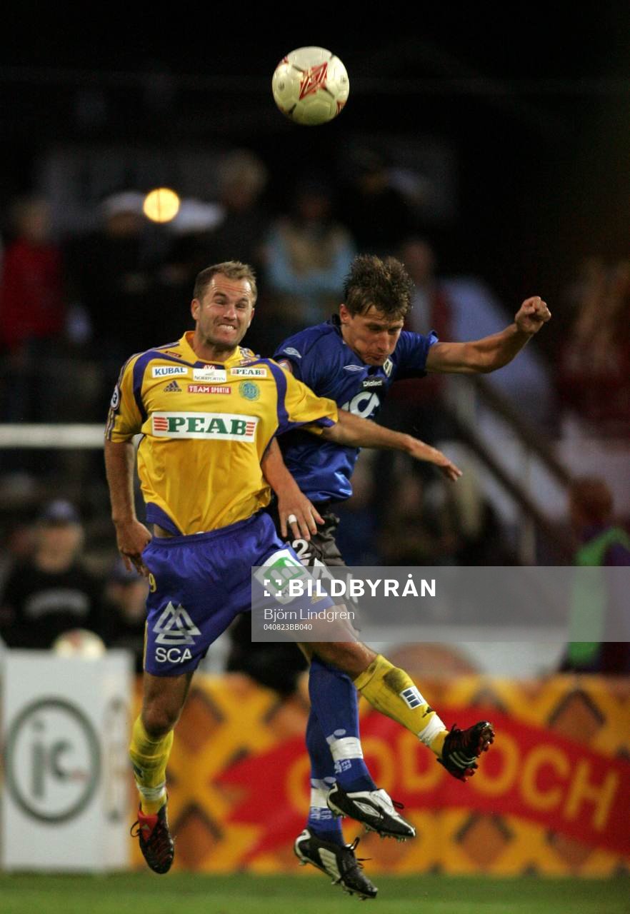  Jonas Wallerstedt, Sundsvall och Tomas Zwirgzdauskas, Halmstad