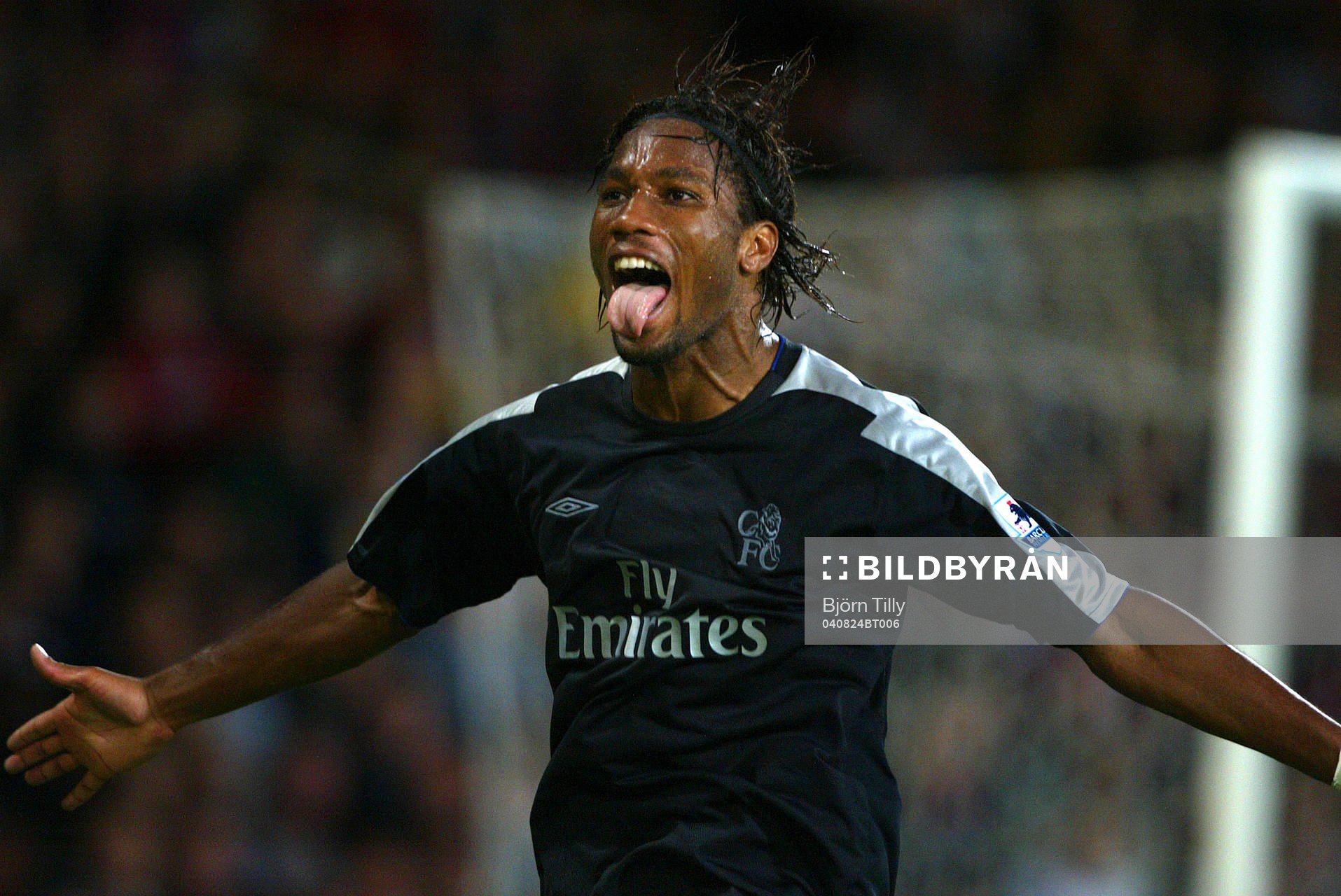 Didier Drogba, Chelsea (Jubel)