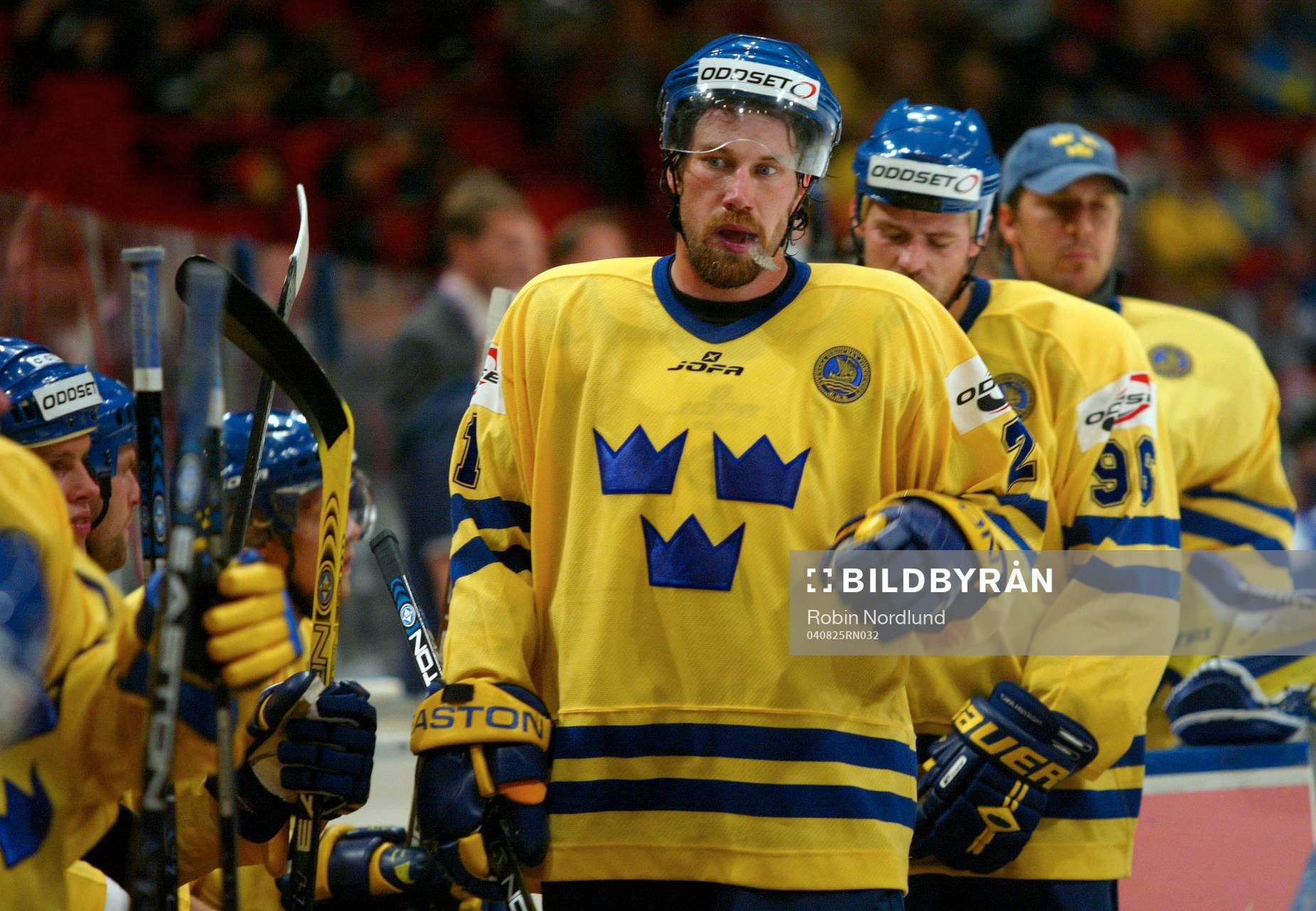 Peter Forsberg, Sverige, tandskydd