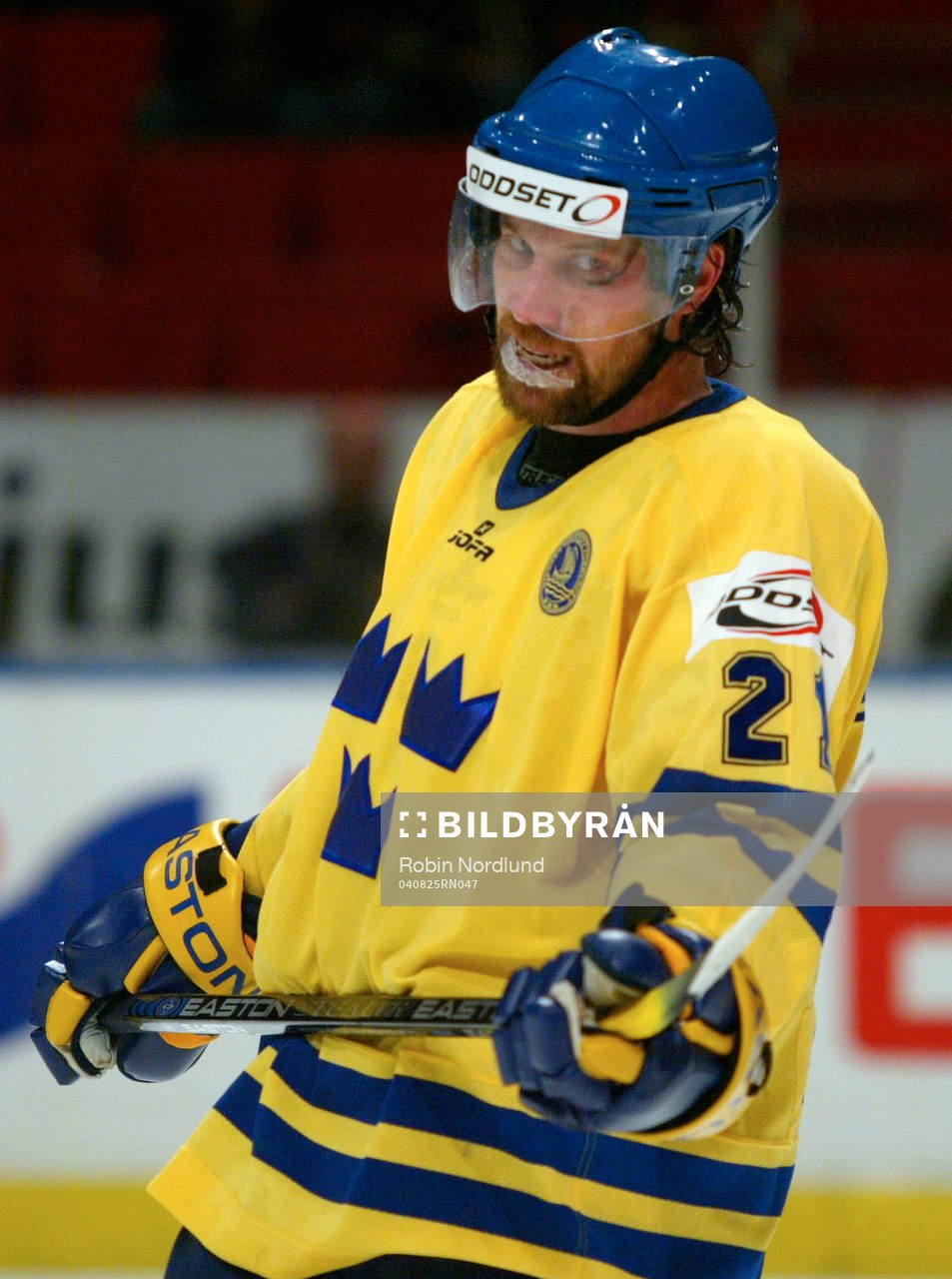 Peter Forsberg, Sverige, tandskydd