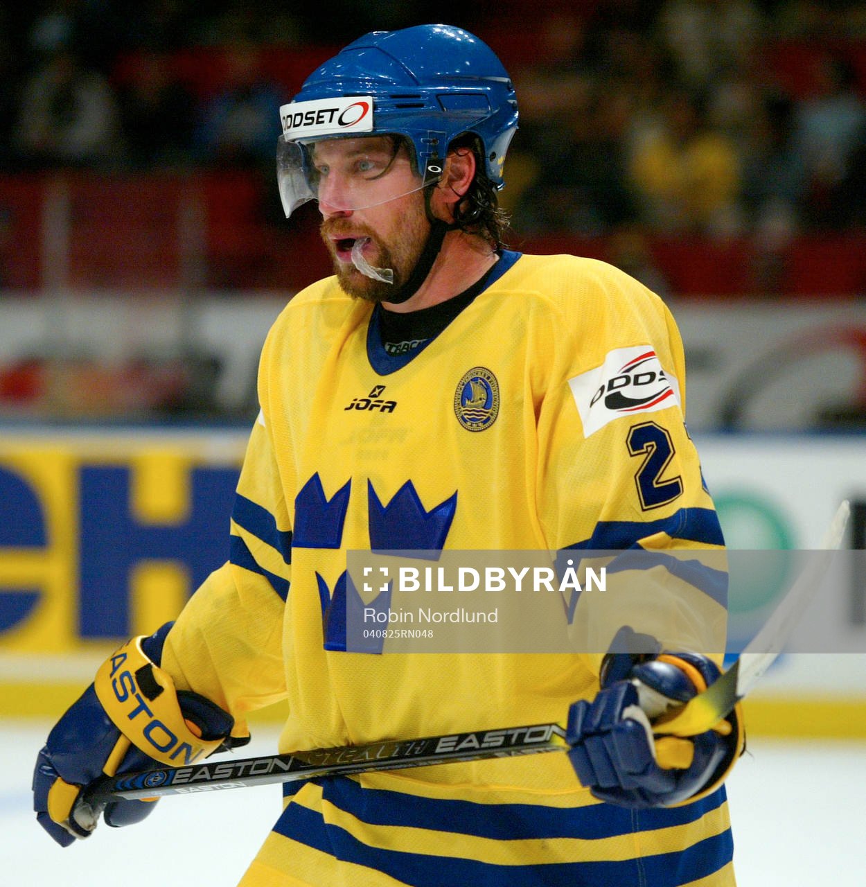 Peter Forsberg, Sverige, tandskydd