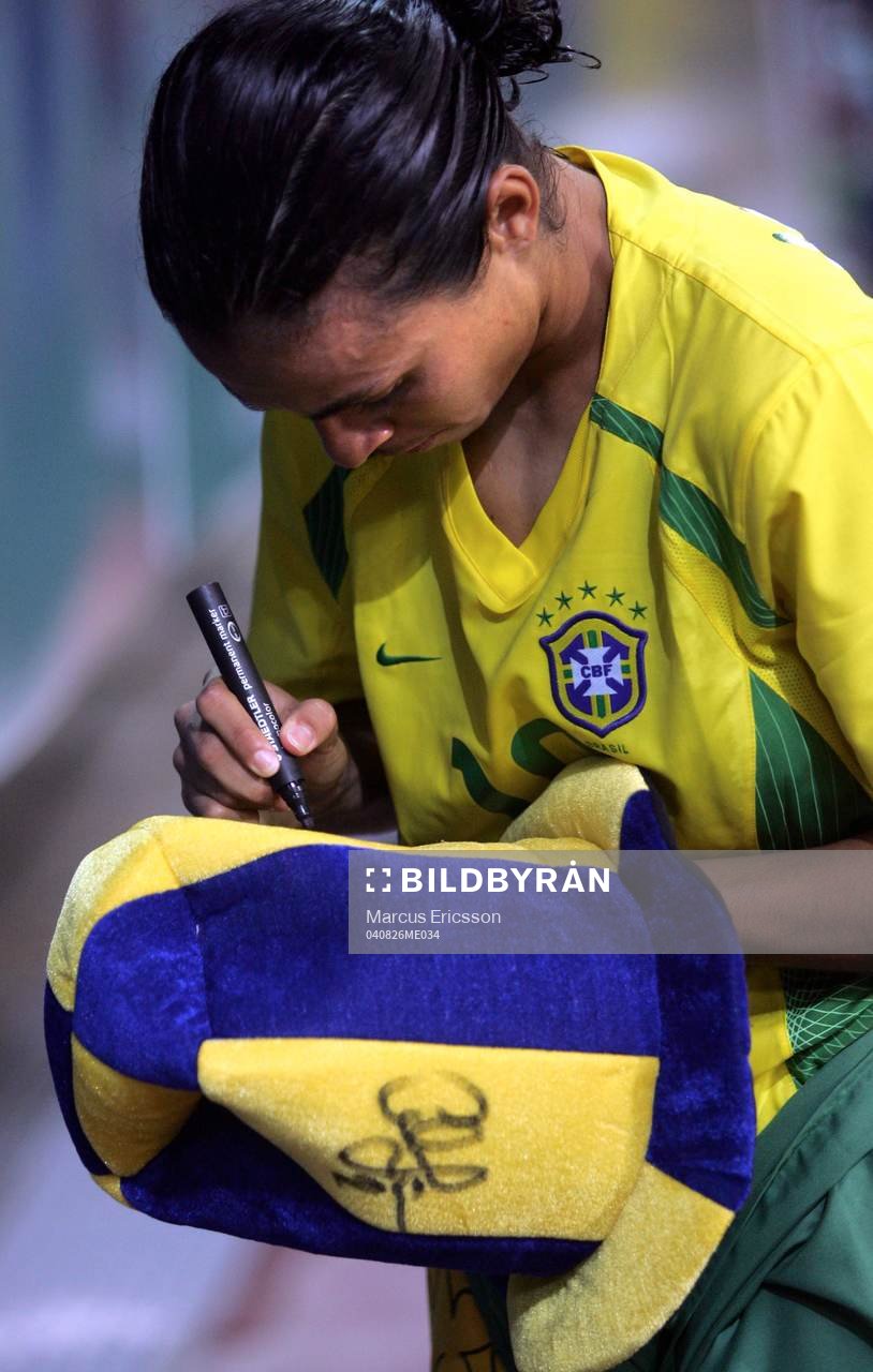 Marta, Brasilien autografer