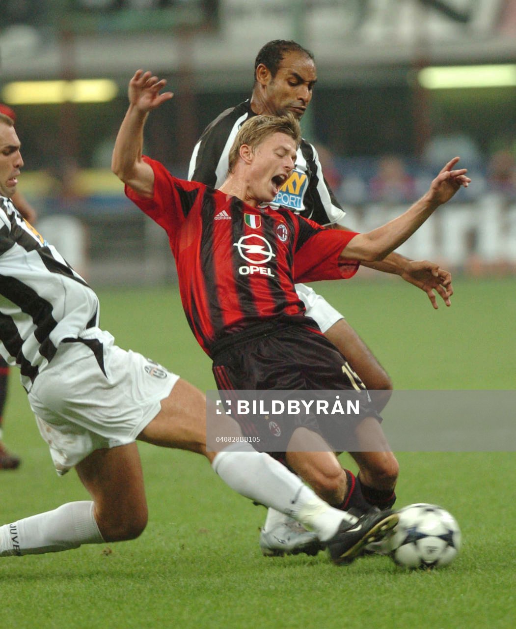  Jon Dal Tomasson, Milan och  Emerson, Juventus.