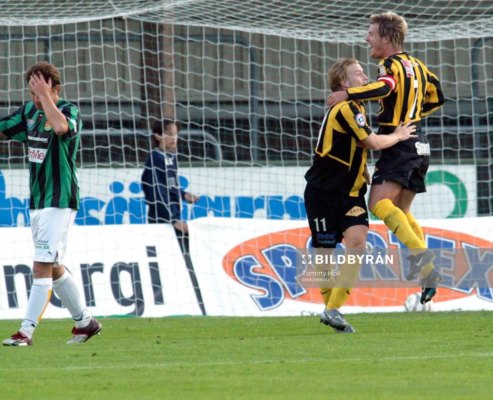 Erik Dybendahl och Jesper Ljung, Häcken (Jubel)