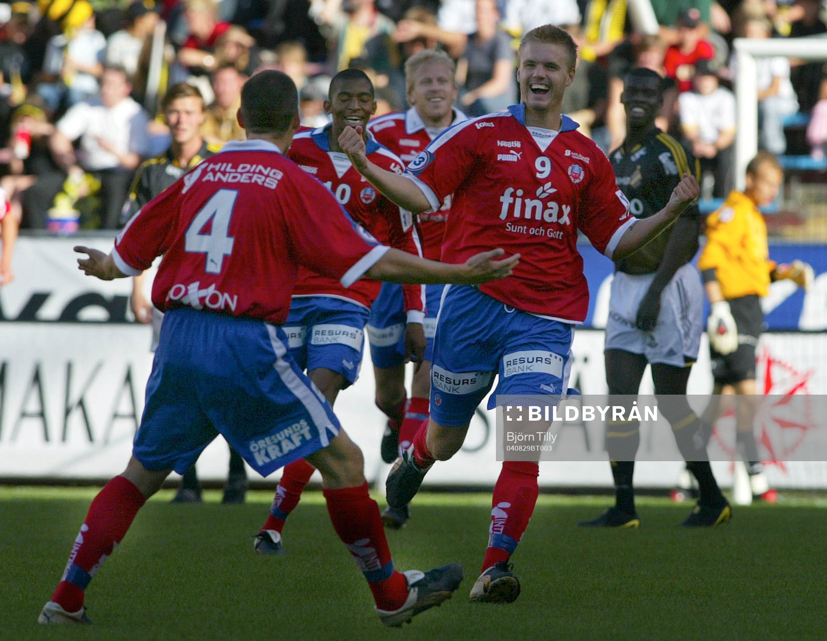 Andreas Dahl, Helsingborg, jubel