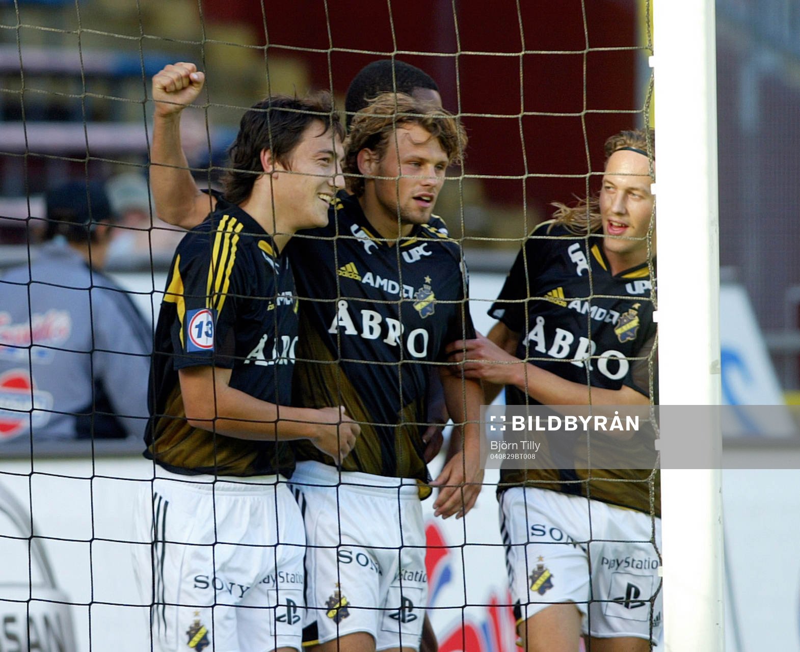 Stefan Ishizaki, Daniel Hoch och Mattias Moström, AIK