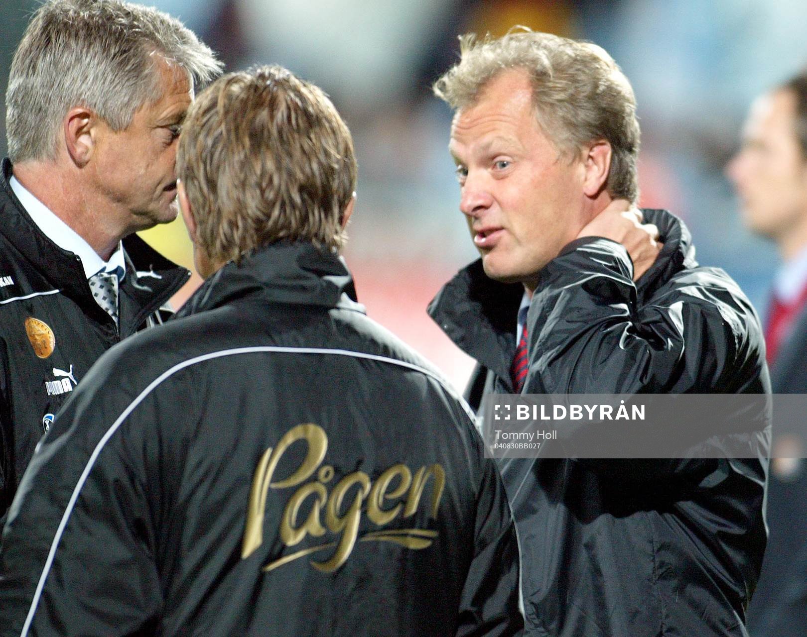 Hans Hasse Borg , Sportchef och Tom Prahl, tränare Malmö