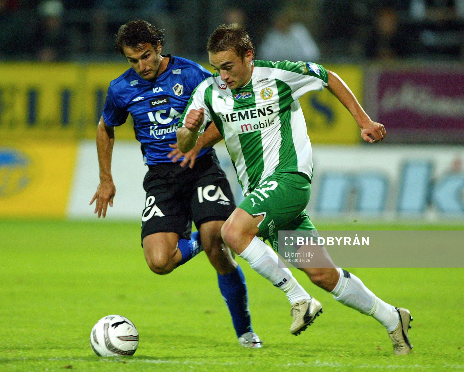Sharbel Touma, Halmstad och Petter Andersson, Hammarby