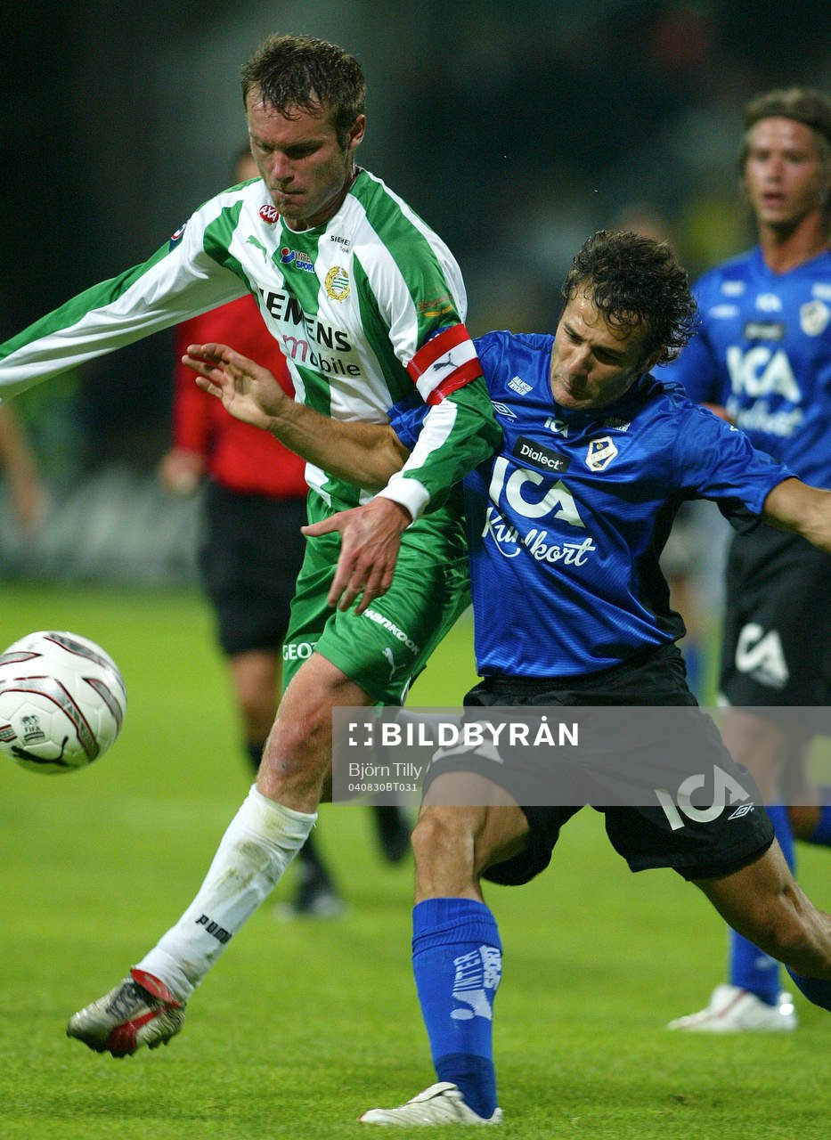 Mikkel Jensen, Hammarby och Sharbel Touma, Halmstad