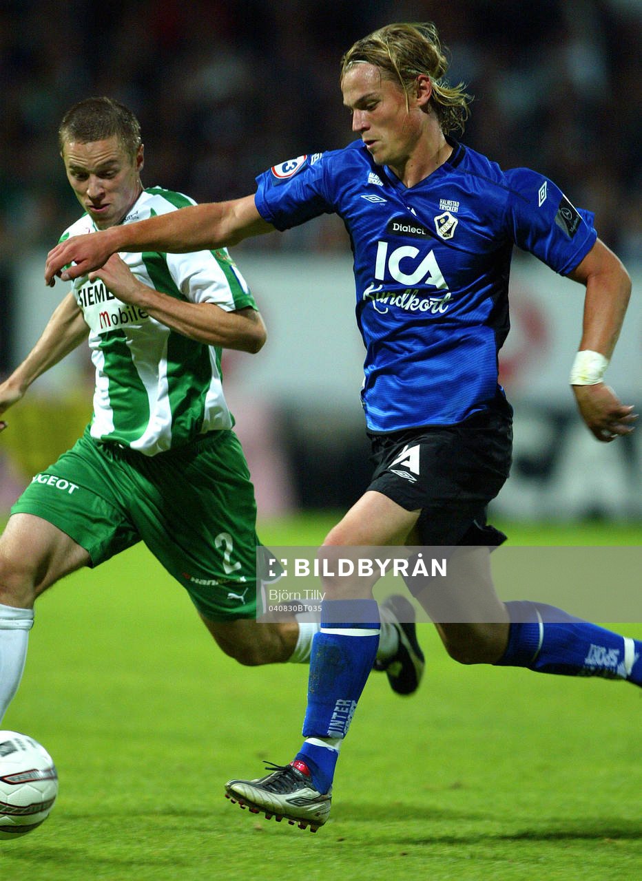 Markus Rosenberg, Halmstad och David Johansson, Hammarby