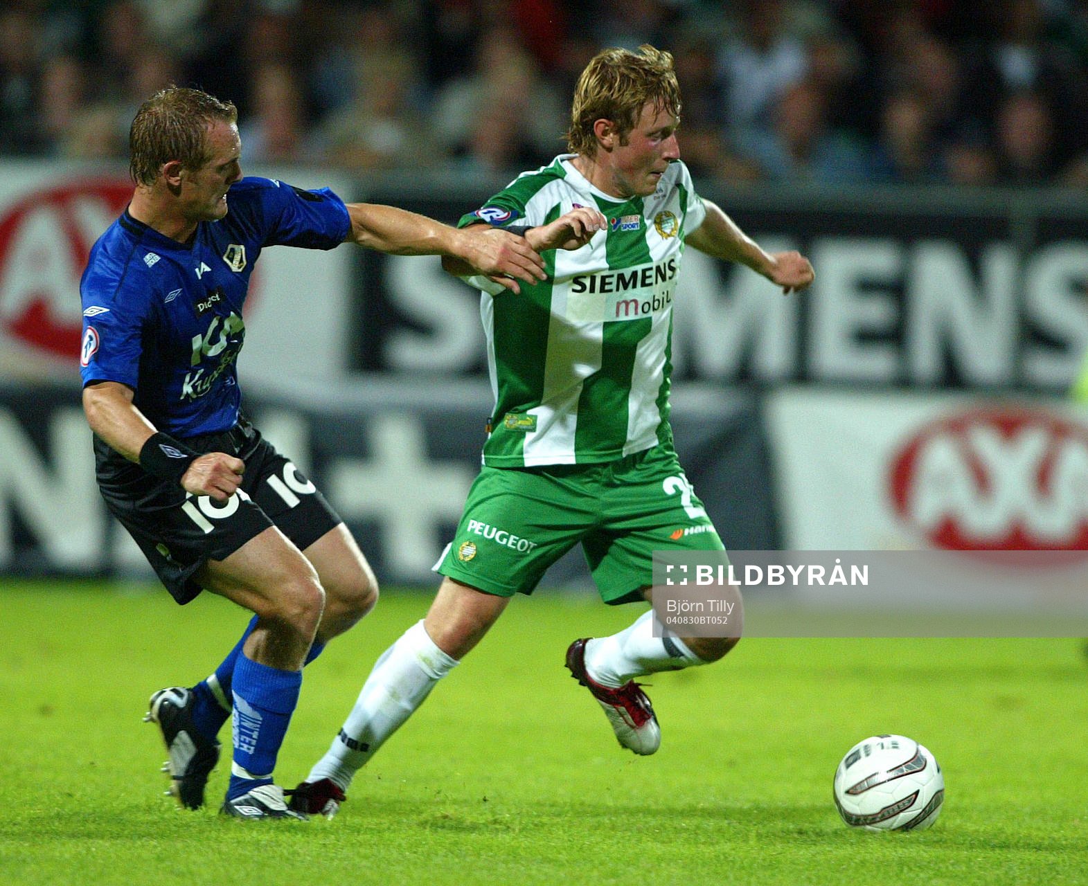 Emil Jensen, Halmstad och Haris Laitinen, Hammarby