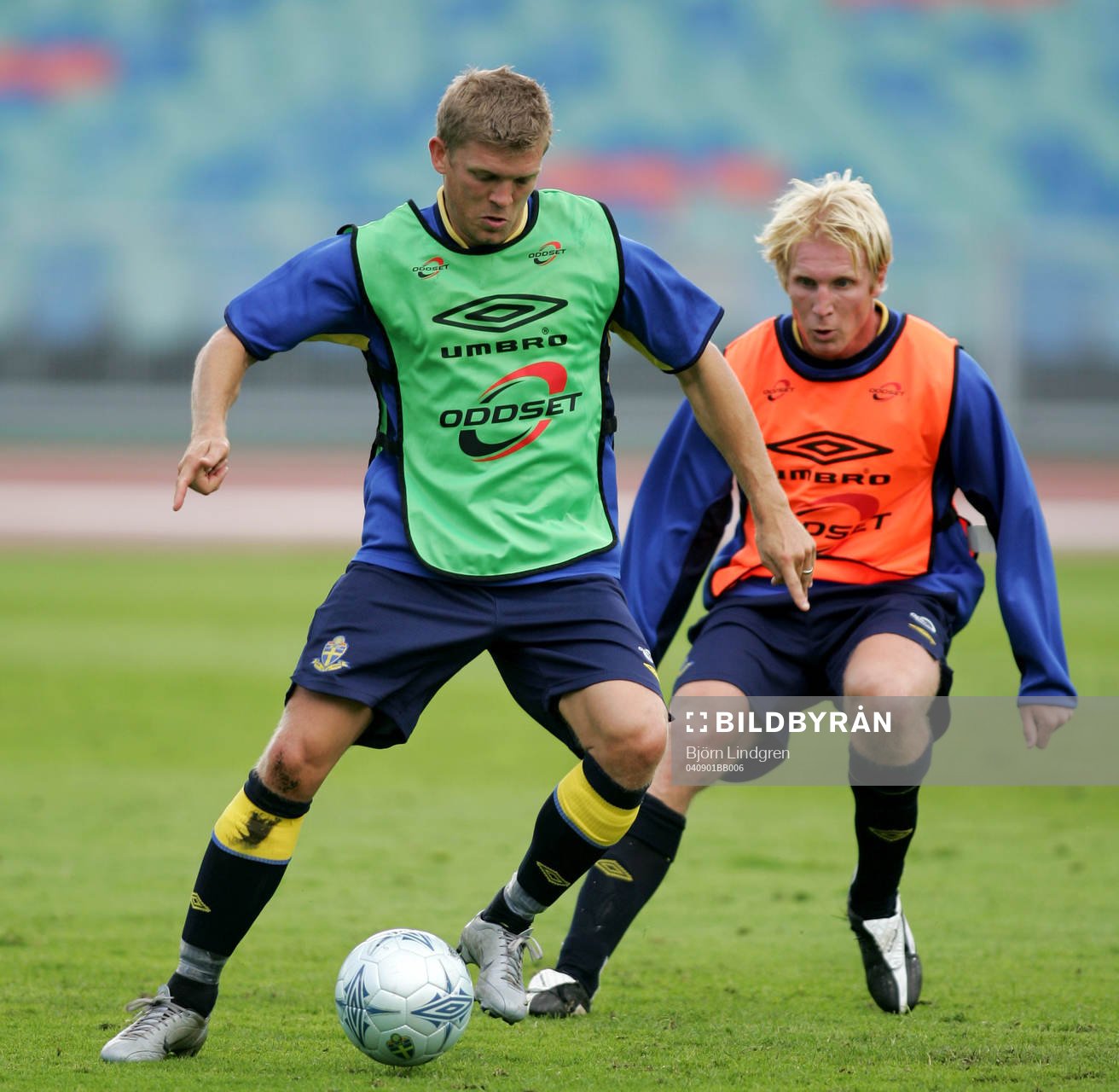 Marcus Allbäck och Petter Hansson