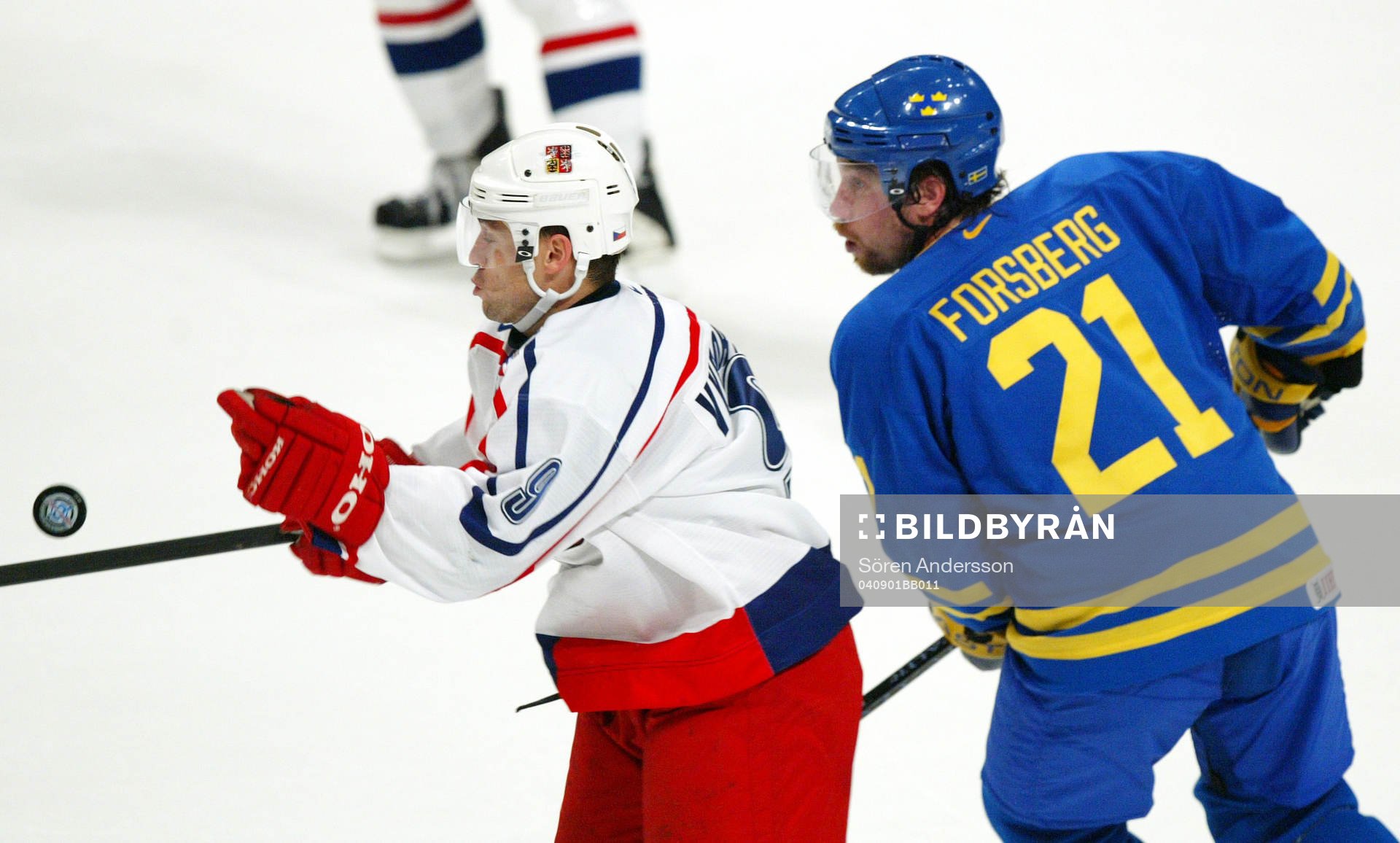 Peter Forsberg, Sverige och David Vyborny, Tjekien