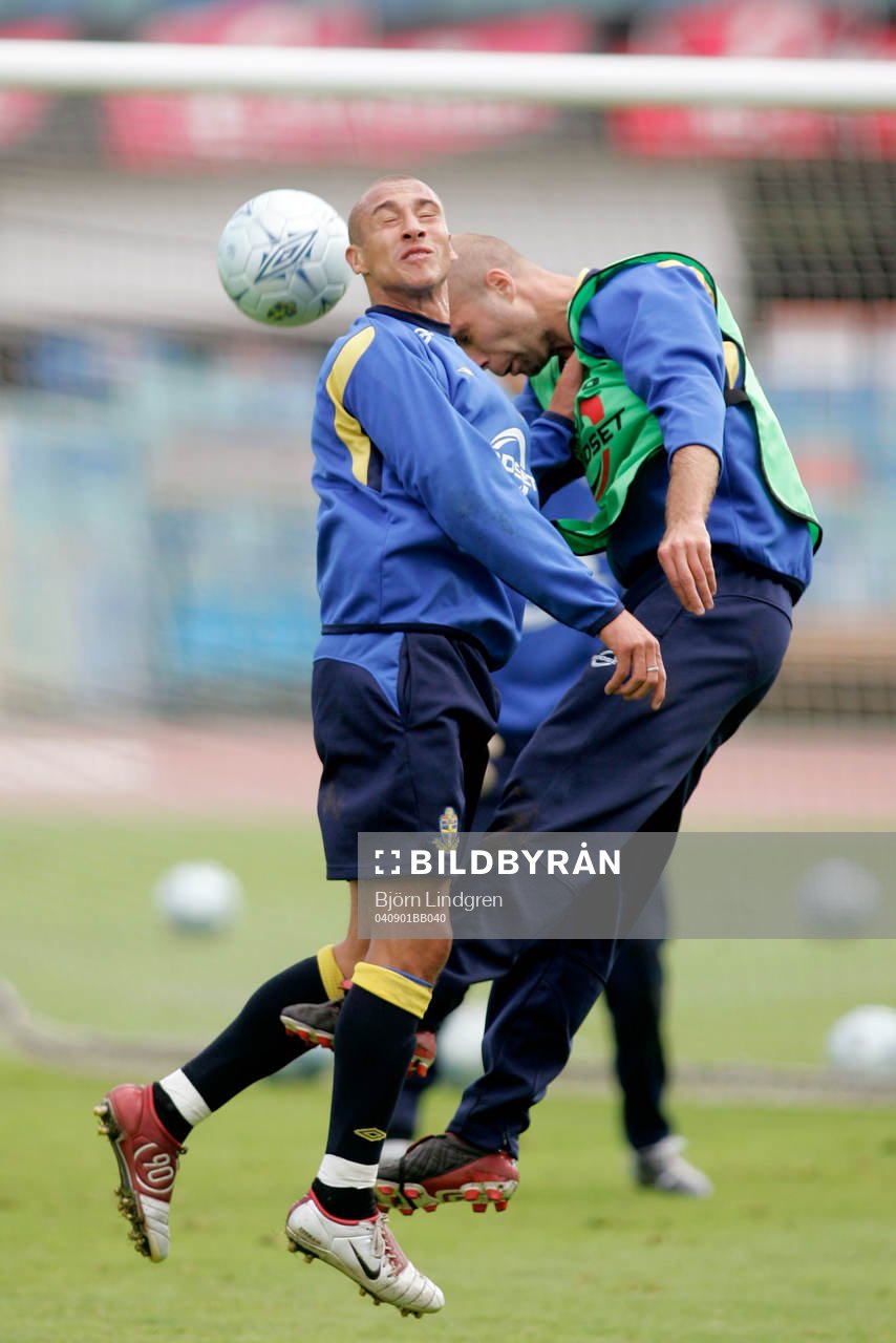 Henrik Larsson och Teddy Lucic
