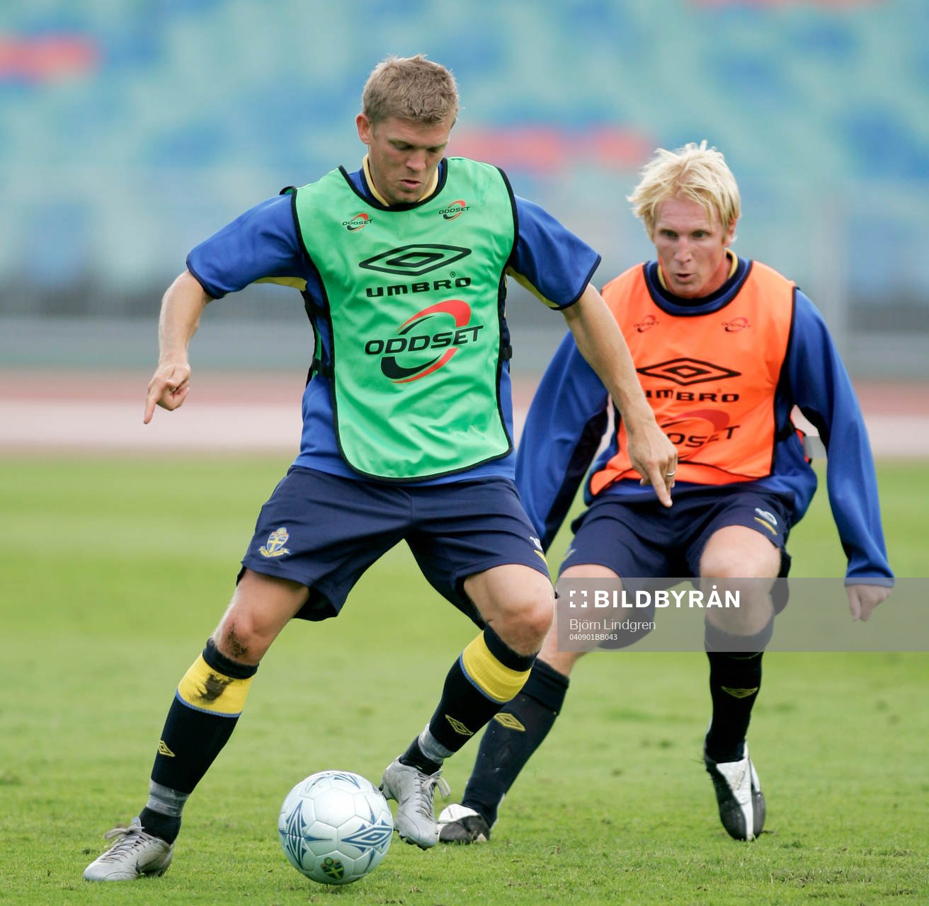 Marcus Allbäck och Petter Hansson