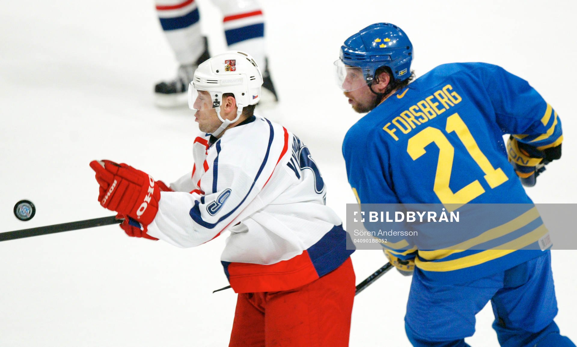Peter Forsberg, Sverige och David Vyborny, Tjekien