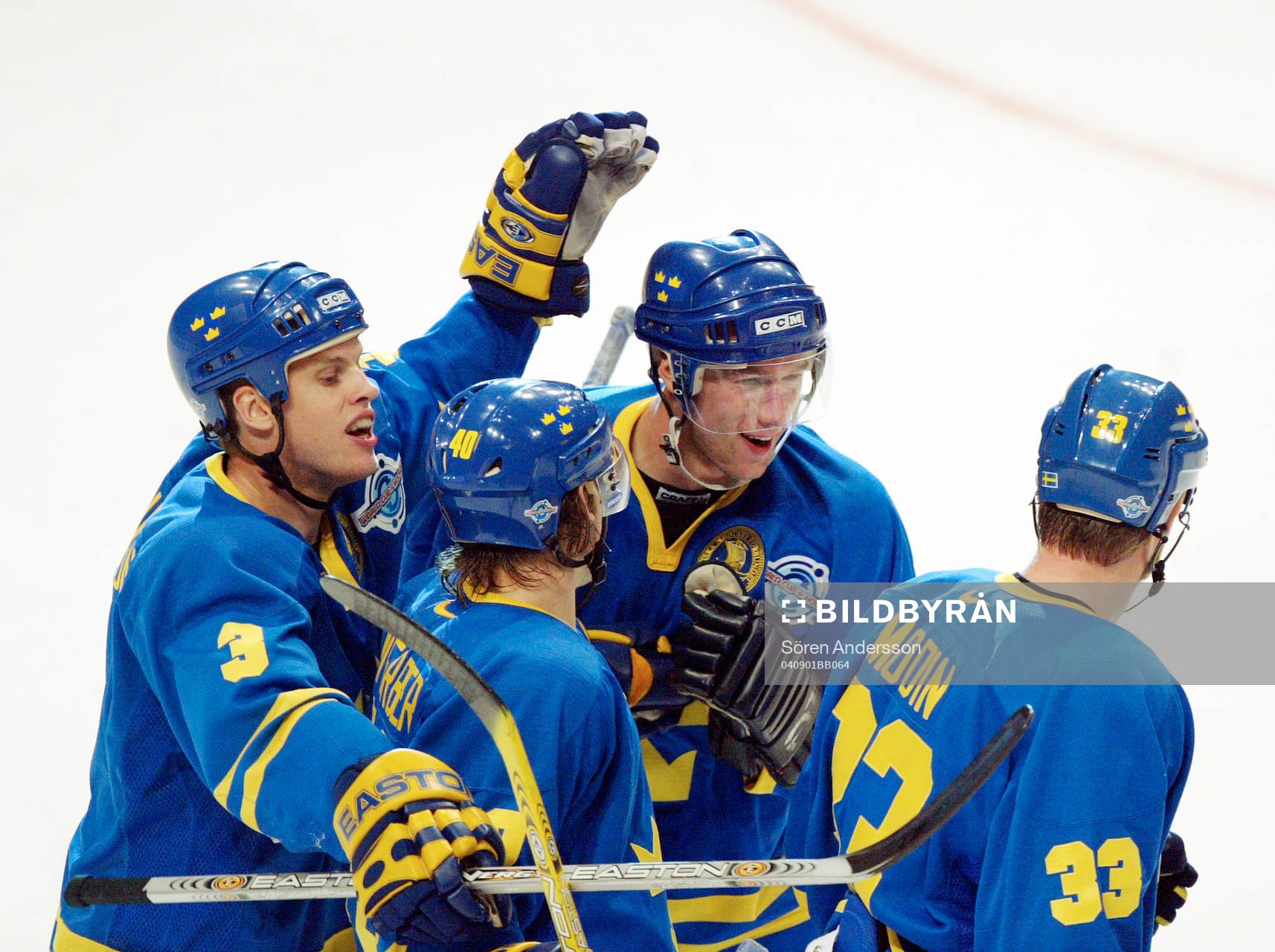 Kim Johnsson, Henrik Zetterberg, Mattias Öhlund och