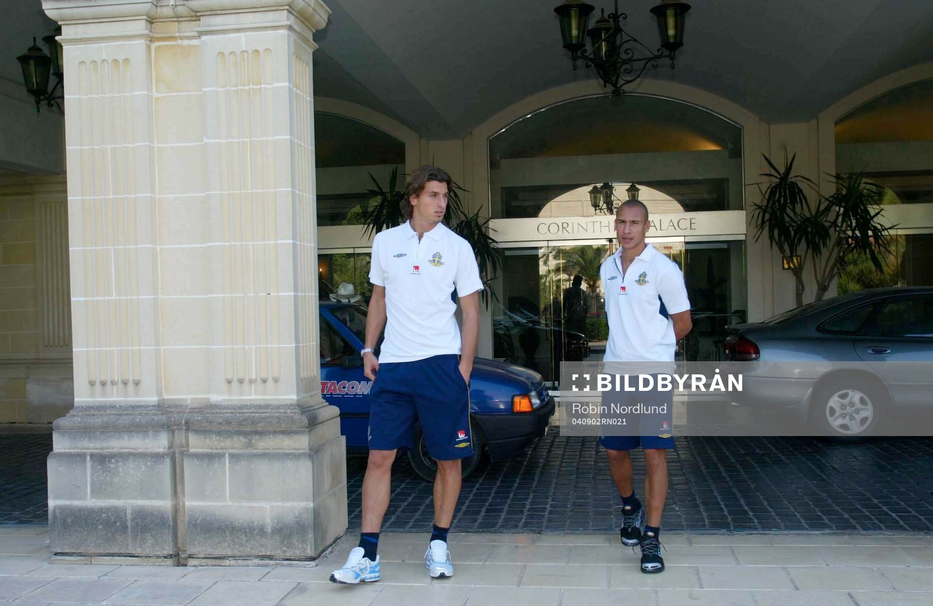 Zlatan Ibrahimovic och Henrik Larsson