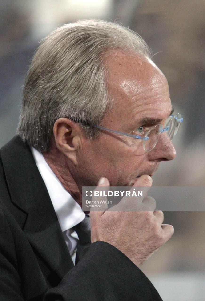 Englands förbundskapten Sven-Göran (Sven Göran, Svennis)