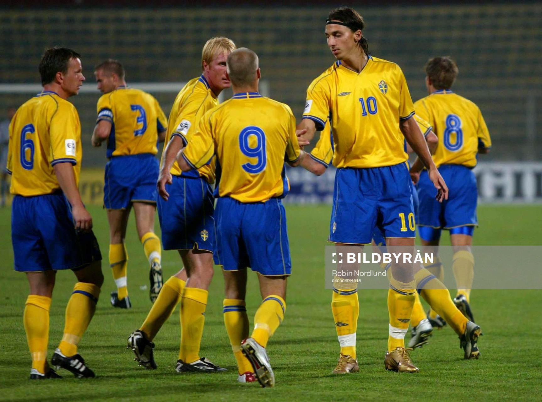Zlatan Ibrahimovic, Sverige. Hattrick på 14 minuter!!!
