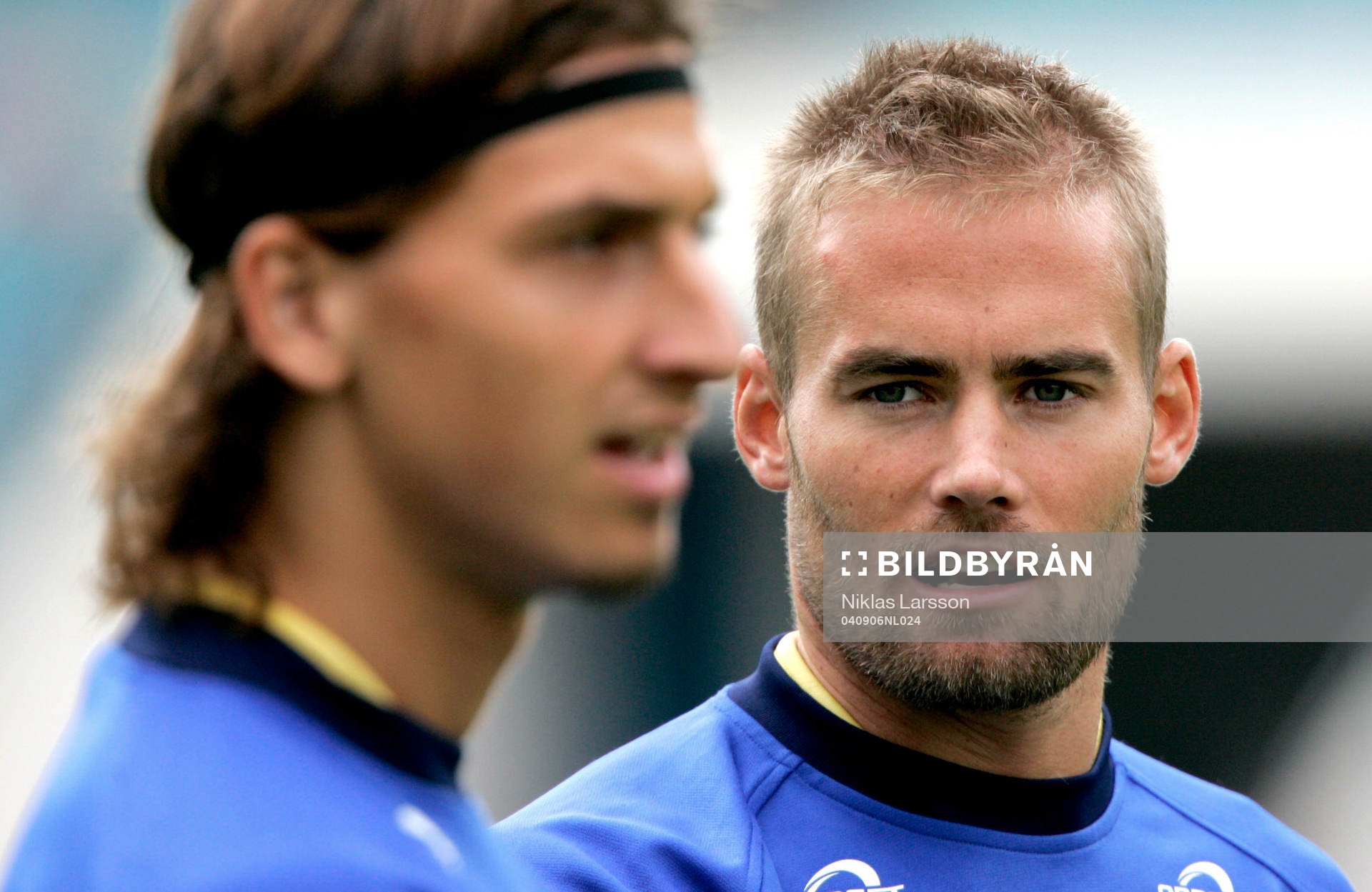 Olof Mellberg och Zlatan Ibrahimovic