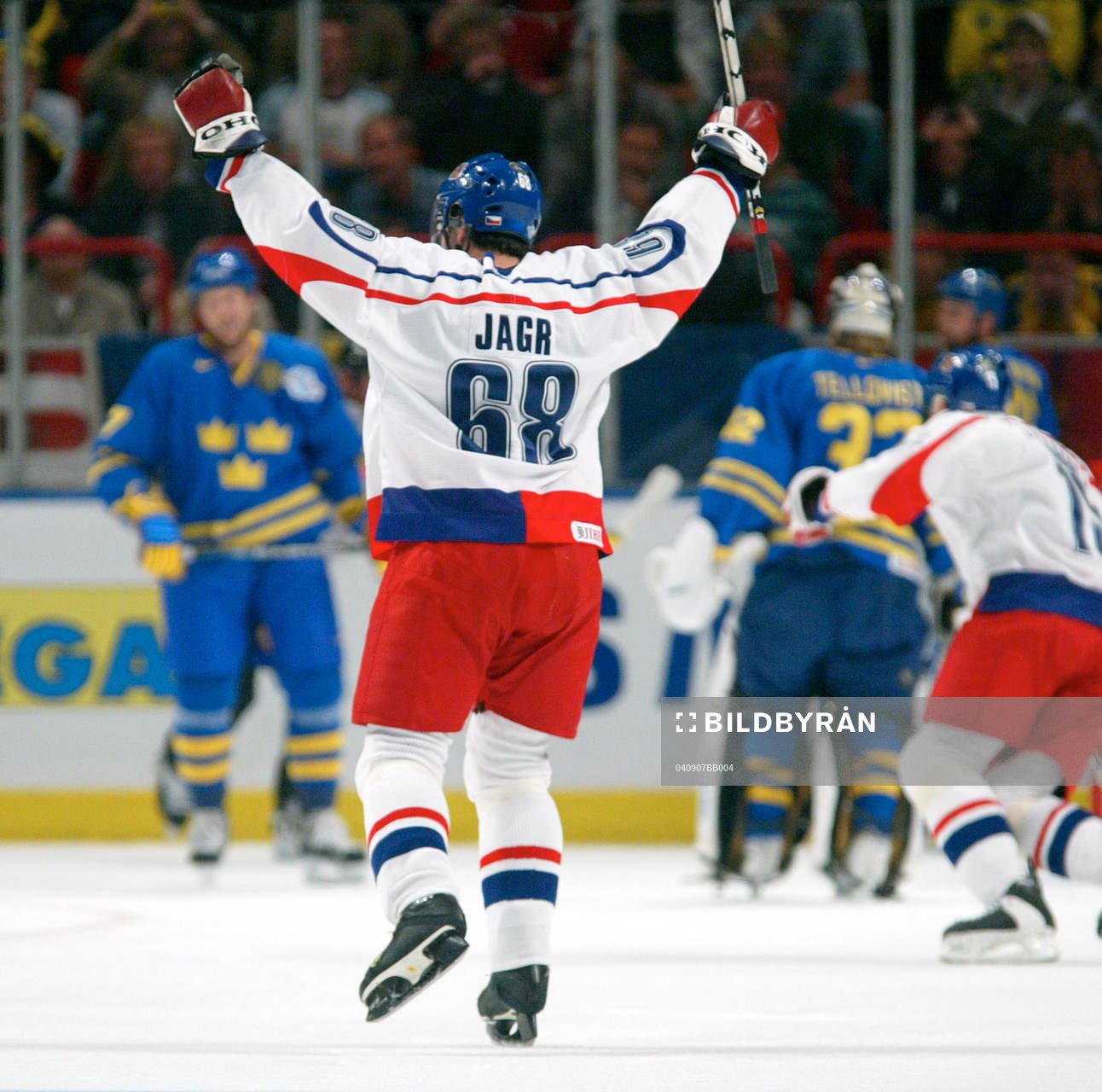 Jaromir Jagr, Tjeckien, jubel