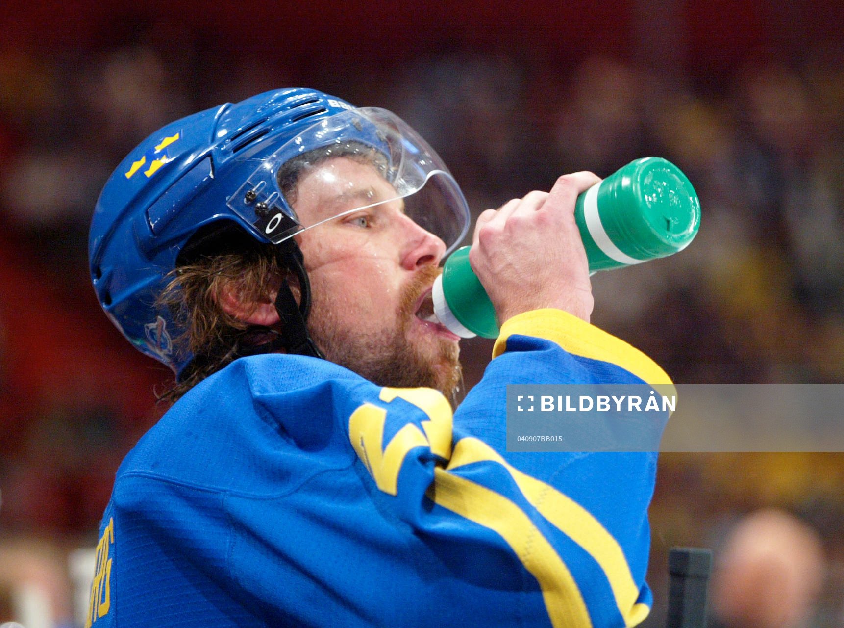 Peter Forsberg, Sverige, vatten, vätska
