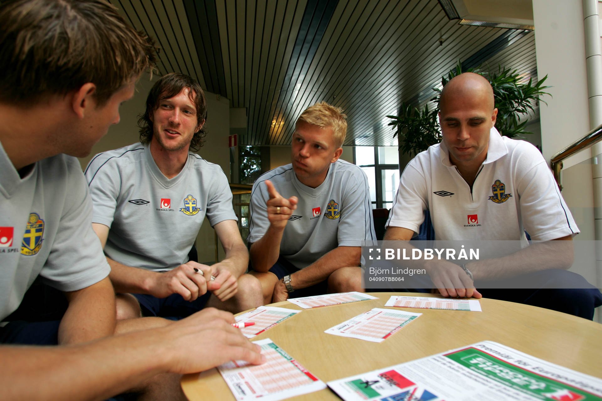 Anders Svensson, Mikael Nilsson, Marcus Allbäck och Teddy